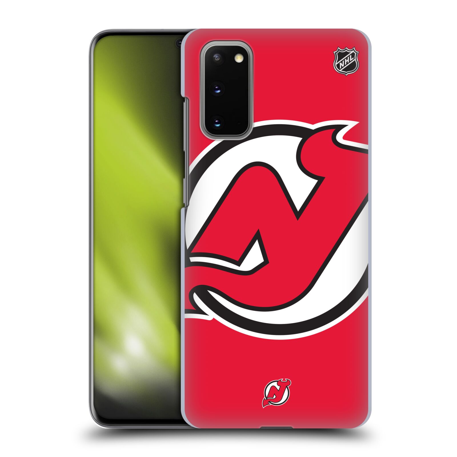 Pouzdro na mobil Samsung Galaxy S20 - HEAD CASE - Hokej NHL - New Jersey Devils - Velký znak