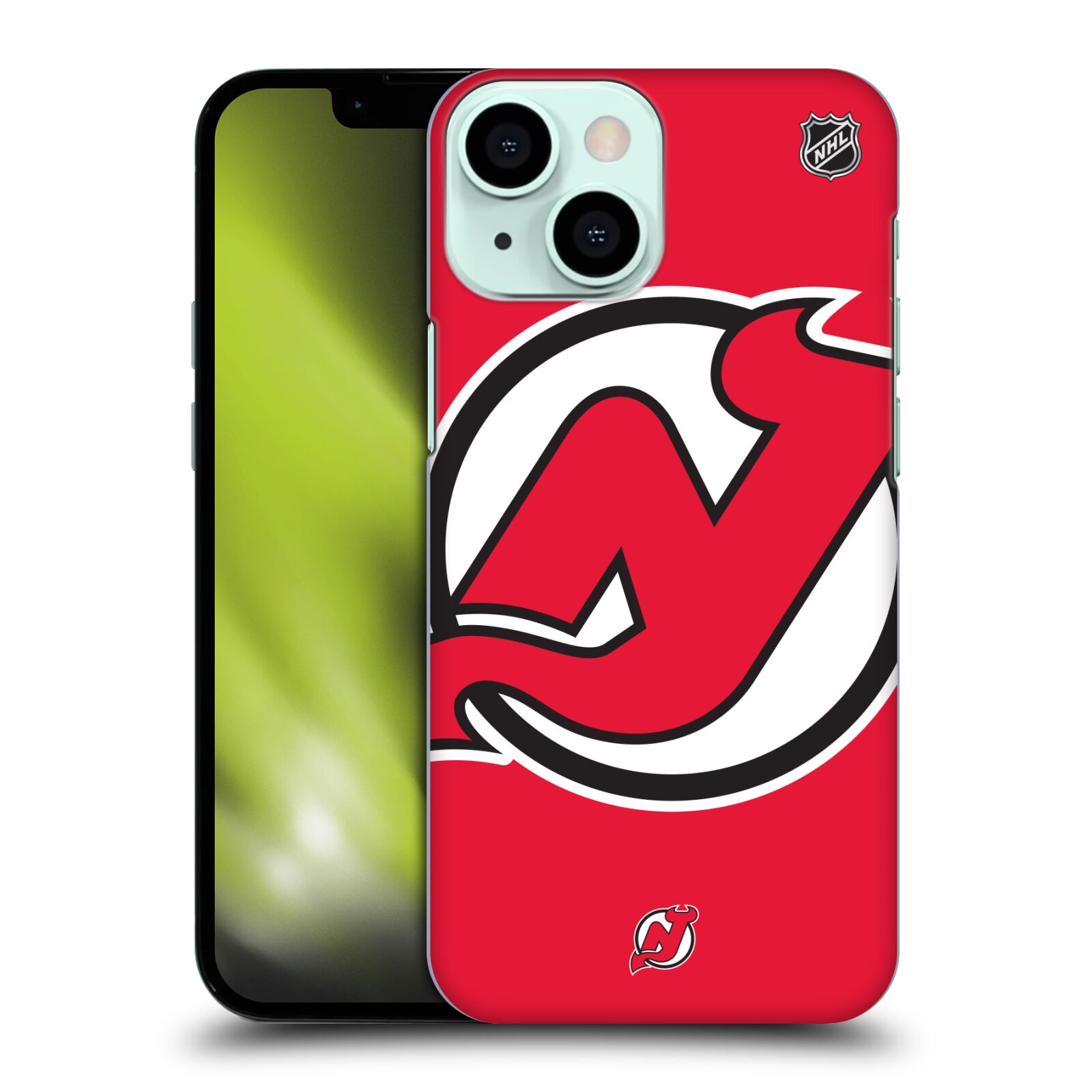 Pouzdro na mobil Apple Iphone 13 MINI - HEAD CASE - Hokej NHL - New Jersey Devils - Velký znak