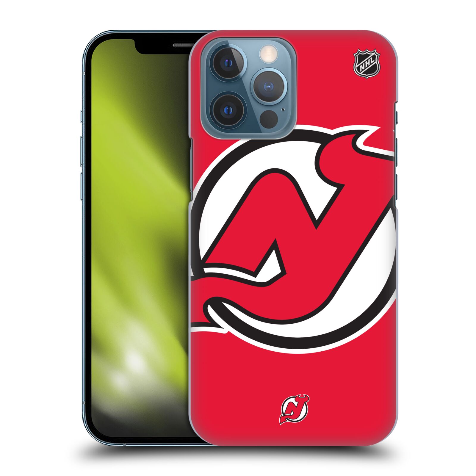 Pouzdro na mobil Apple Iphone 13 PRO MAX - HEAD CASE - Hokej NHL - New Jersey Devils - Velký znak