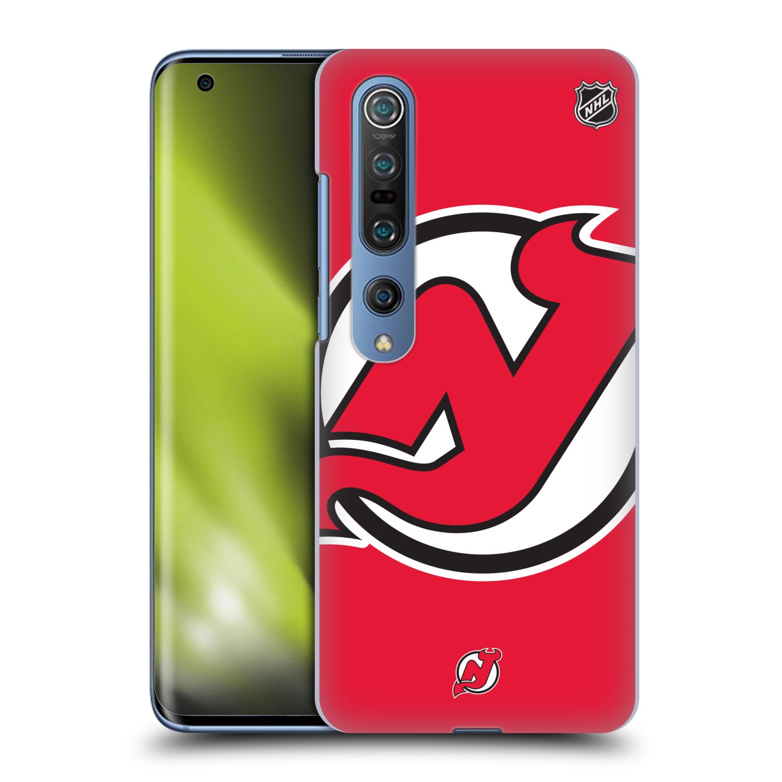 Pouzdro na mobil Xiaomi  Mi 10 5G / Mi 10 5G PRO - HEAD CASE - Hokej NHL - New Jersey Devils - Velký znak