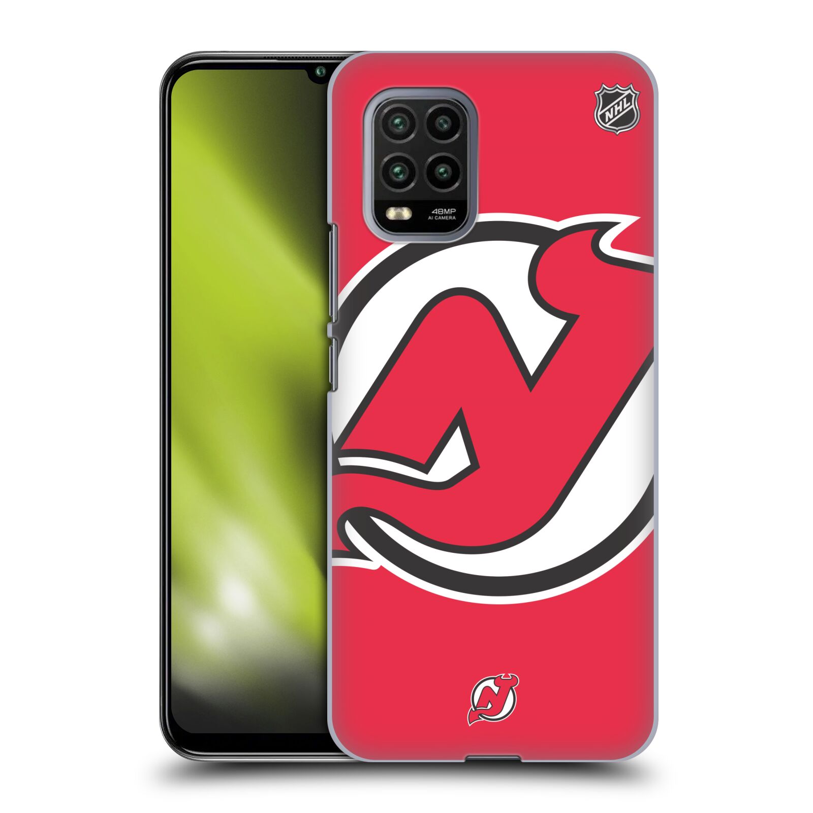 Pouzdro na mobil Xiaomi  Mi 10 LITE / Mi 10 LITE 5G - HEAD CASE - Hokej NHL - New Jersey Devils - Velký znak