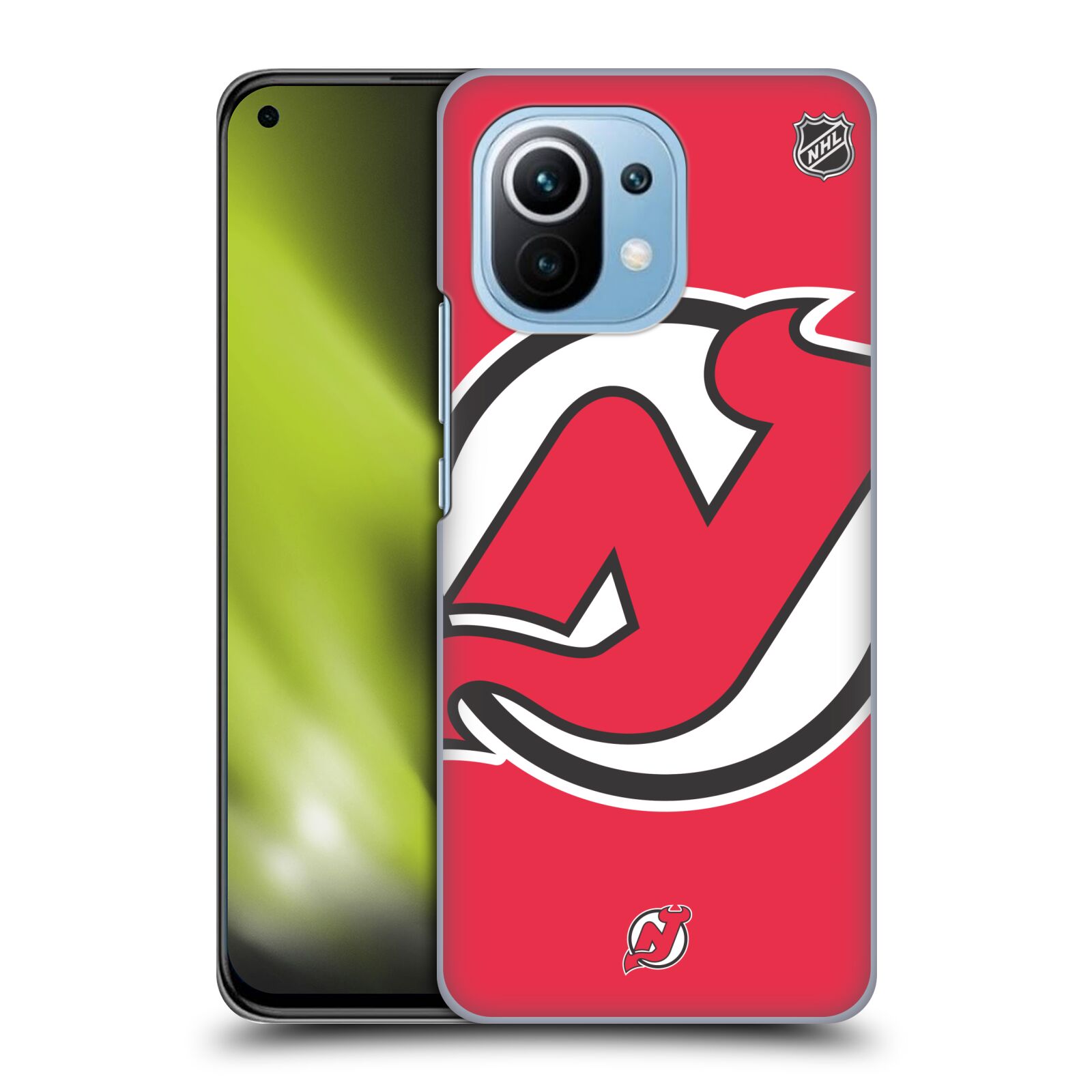 Pouzdro na mobil Xiaomi  Mi 11 - HEAD CASE - Hokej NHL - New Jersey Devils - Velký znak