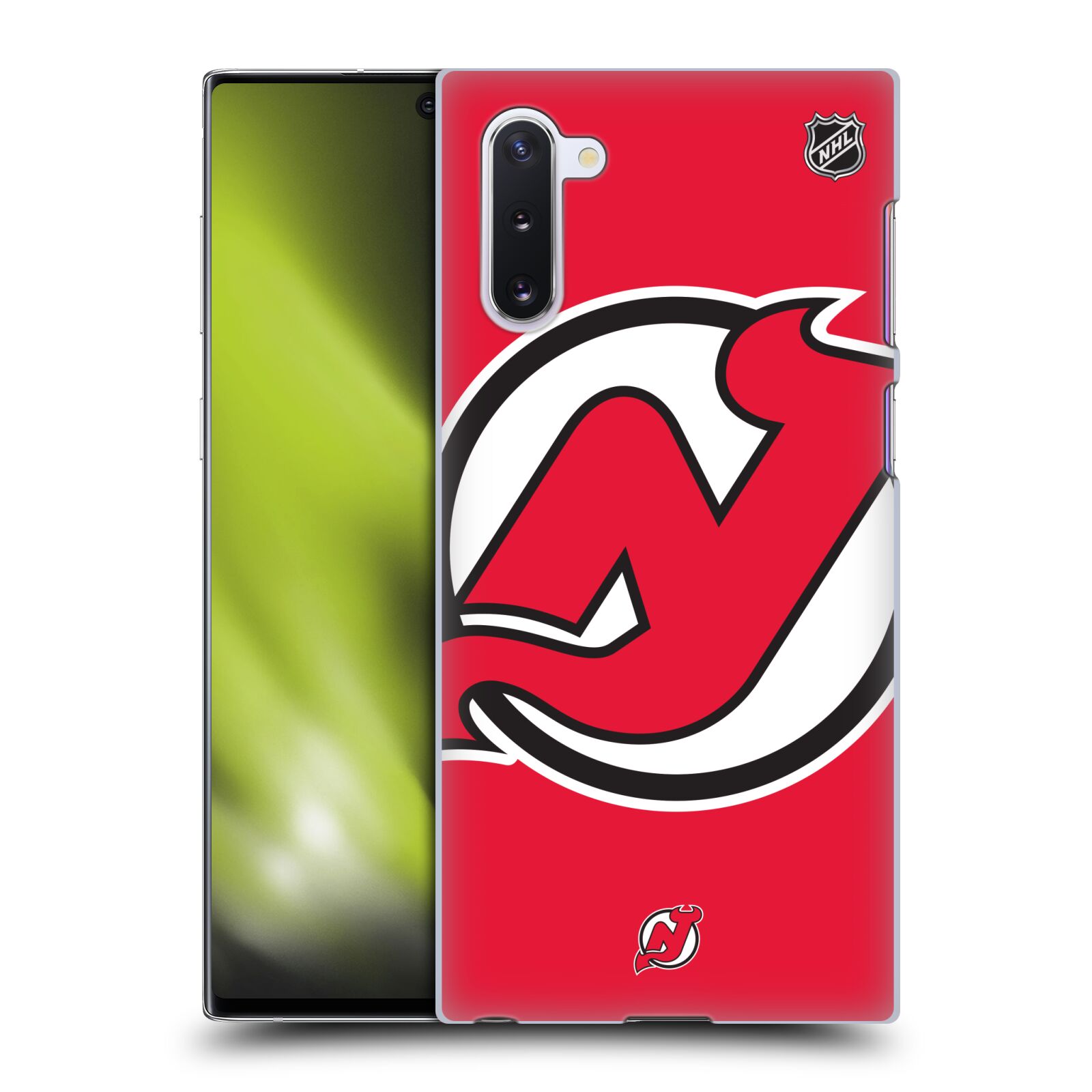 Pouzdro na mobil Samsung Galaxy Note 10 - HEAD CASE - Hokej NHL - New Jersey Devils - Velký znak