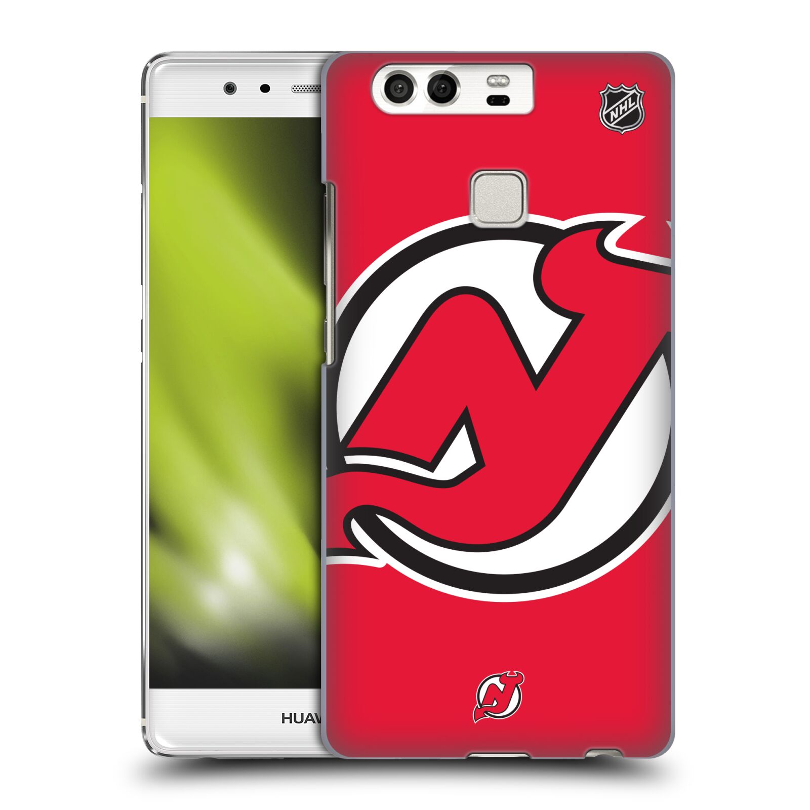 Pouzdro na mobil Huawei P9 / P9 DUAL SIM - HEAD CASE - Hokej NHL - New Jersey Devils - Velký znak