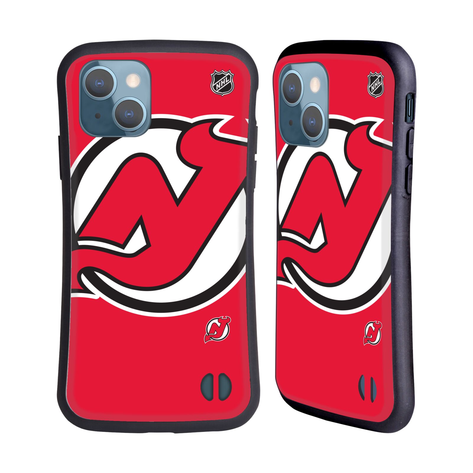 Obal na mobil Apple iPhone 13 - HEAD CASE - NHL - New Jersey Devils - velký znak