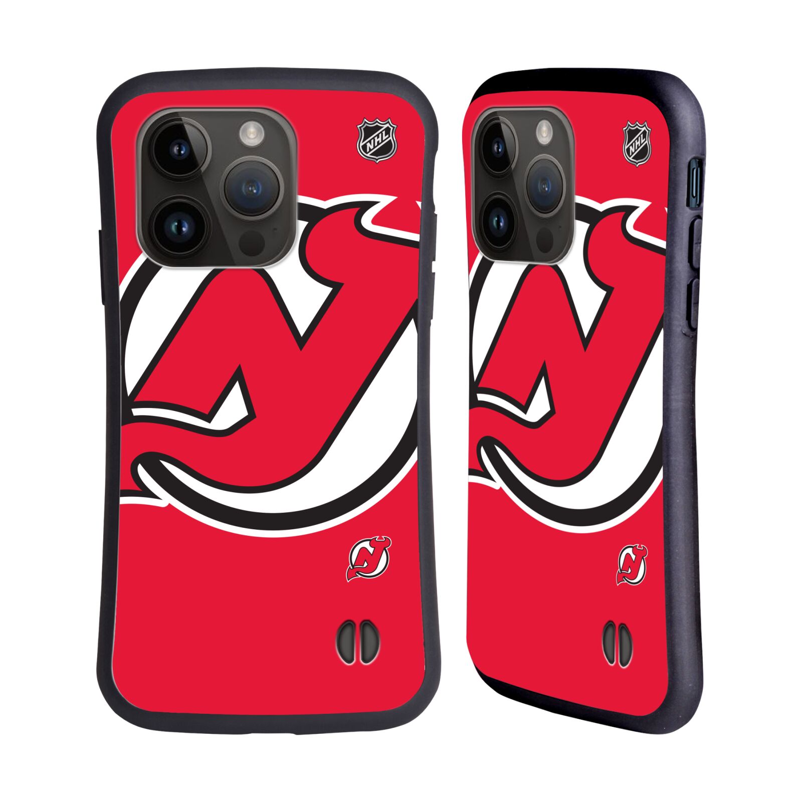 Obal na mobil Apple iPhone 15 PRO - HEAD CASE - NHL - New Jersey Devils - velký znak