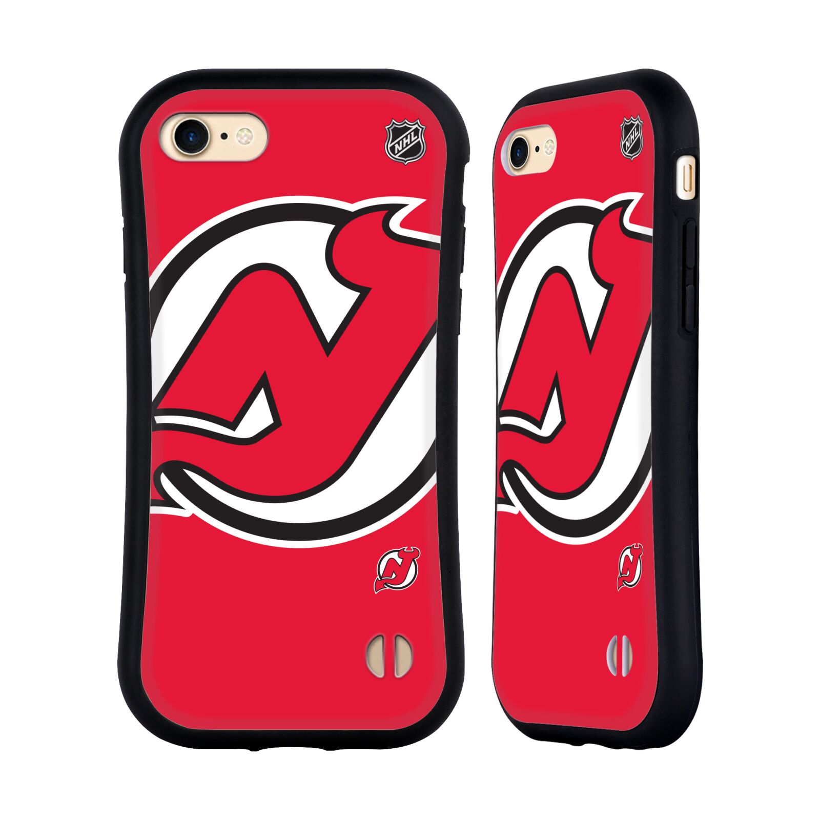 Obal na mobil Apple iPhone 7/8, SE 2020 - HEAD CASE - NHL - New Jersey Devils - velký znak