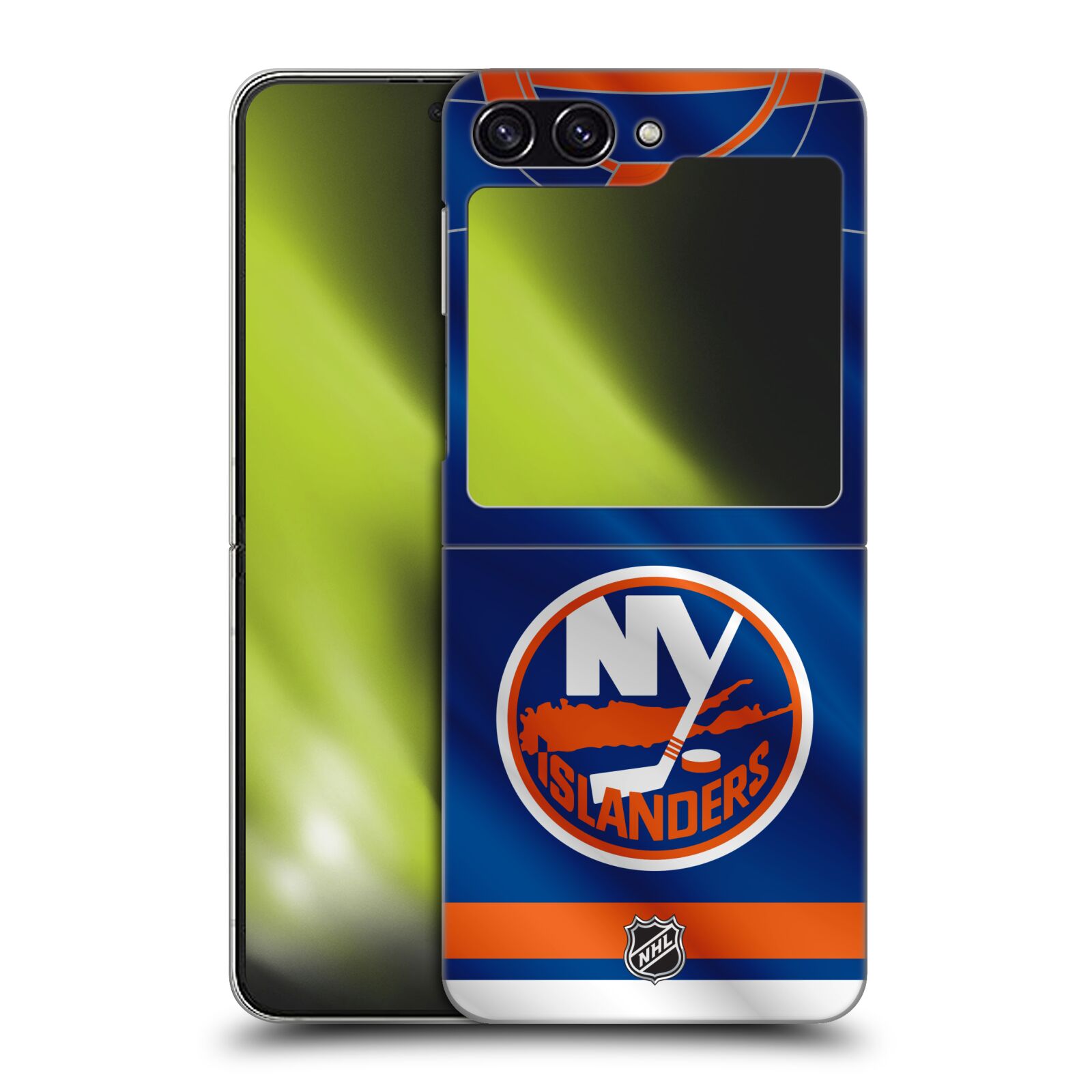 Plastový obal HEAD CASE na mobil Samsung Galaxy Z Flip 5  Hokej NHL - New York Islanders - Dres