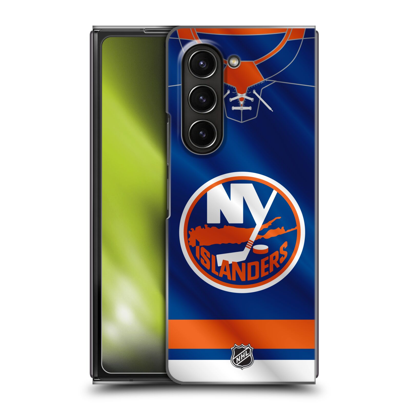 Plastový obal HEAD CASE na mobil Samsung Galaxy Z Fold 5  Hokej NHL - New York Islanders - Dres