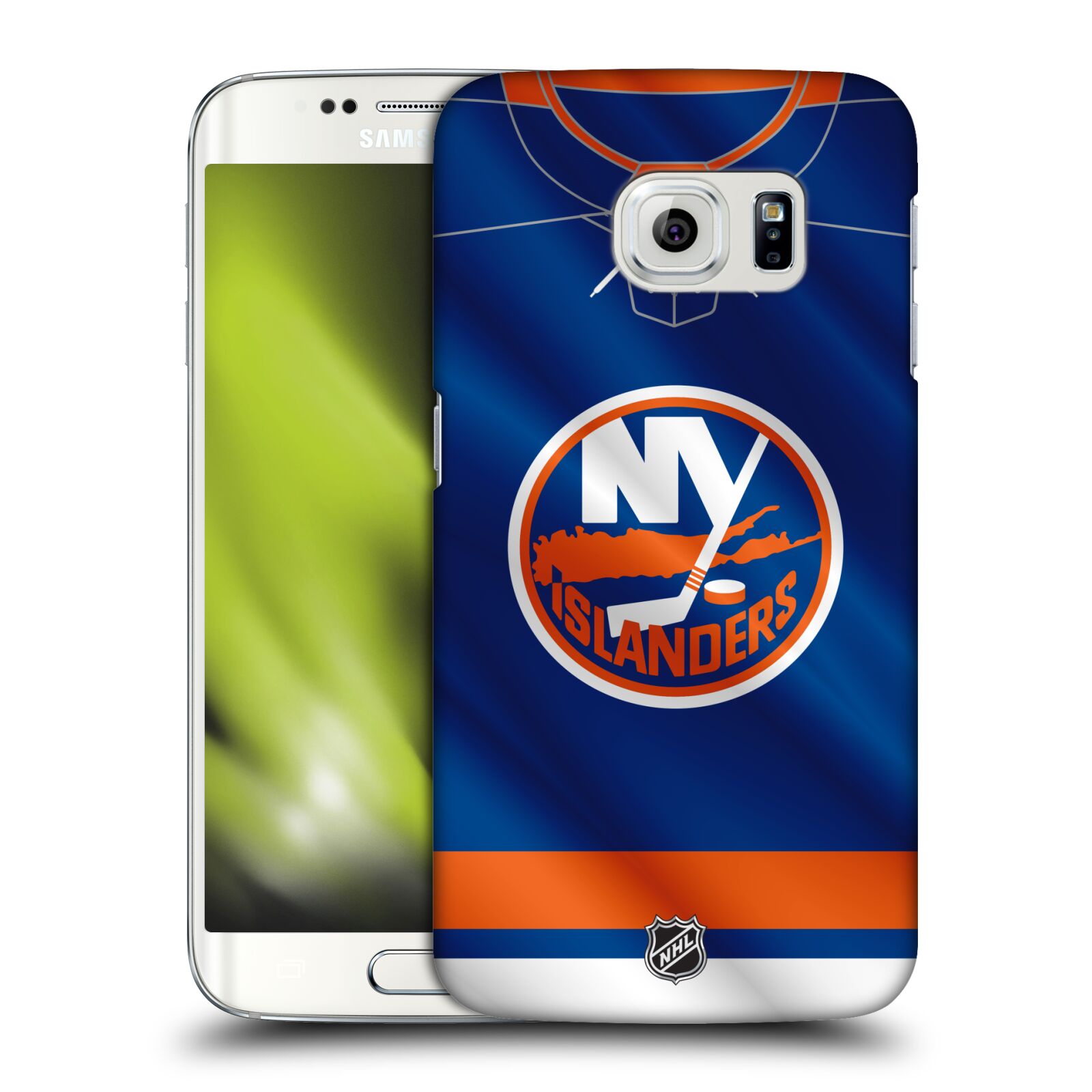 Pouzdro na mobil Samsung Galaxy S6 EDGE - HEAD CASE - Hokej NHL - New York Islanders - Dres