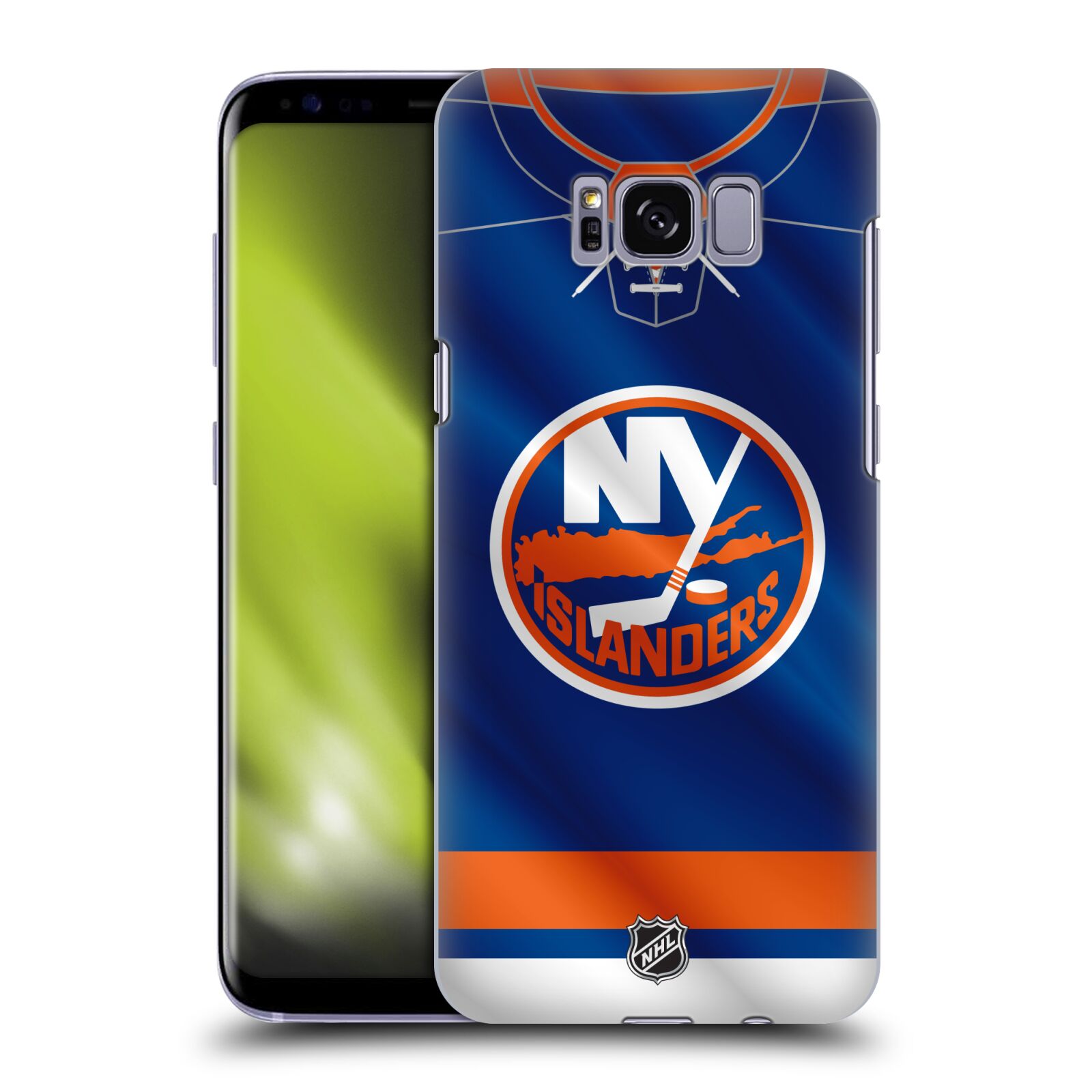 Pouzdro na mobil Samsung Galaxy S8 - HEAD CASE - Hokej NHL - New York Islanders - Dres