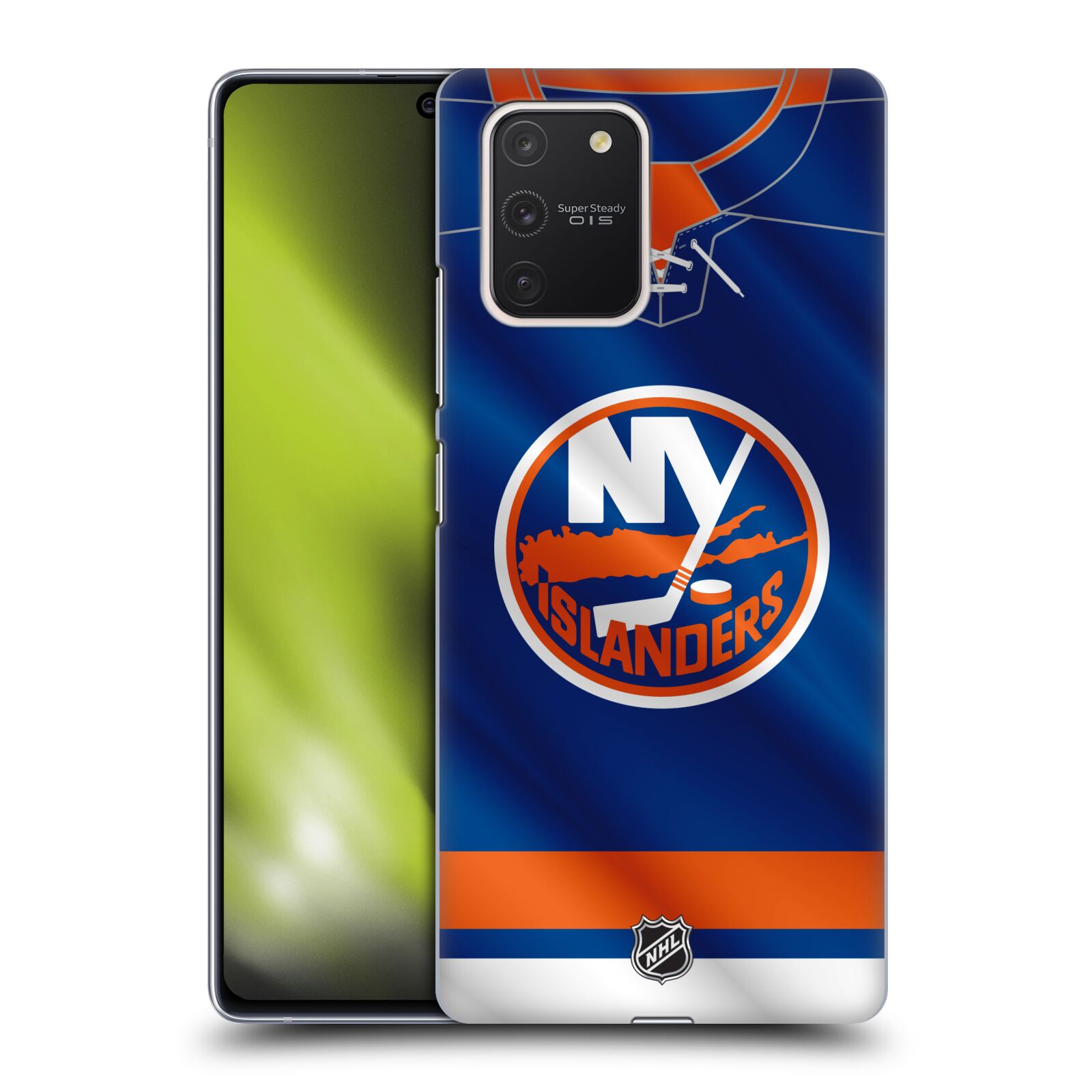 Pouzdro na mobil Samsung Galaxy S10 LITE - HEAD CASE - Hokej NHL - New York Islanders - Dres