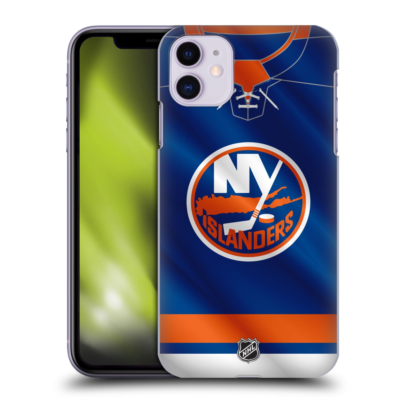 Pouzdro na mobil Apple Iphone 11 - HEAD CASE - Hokej NHL - New York Islanders - Dres