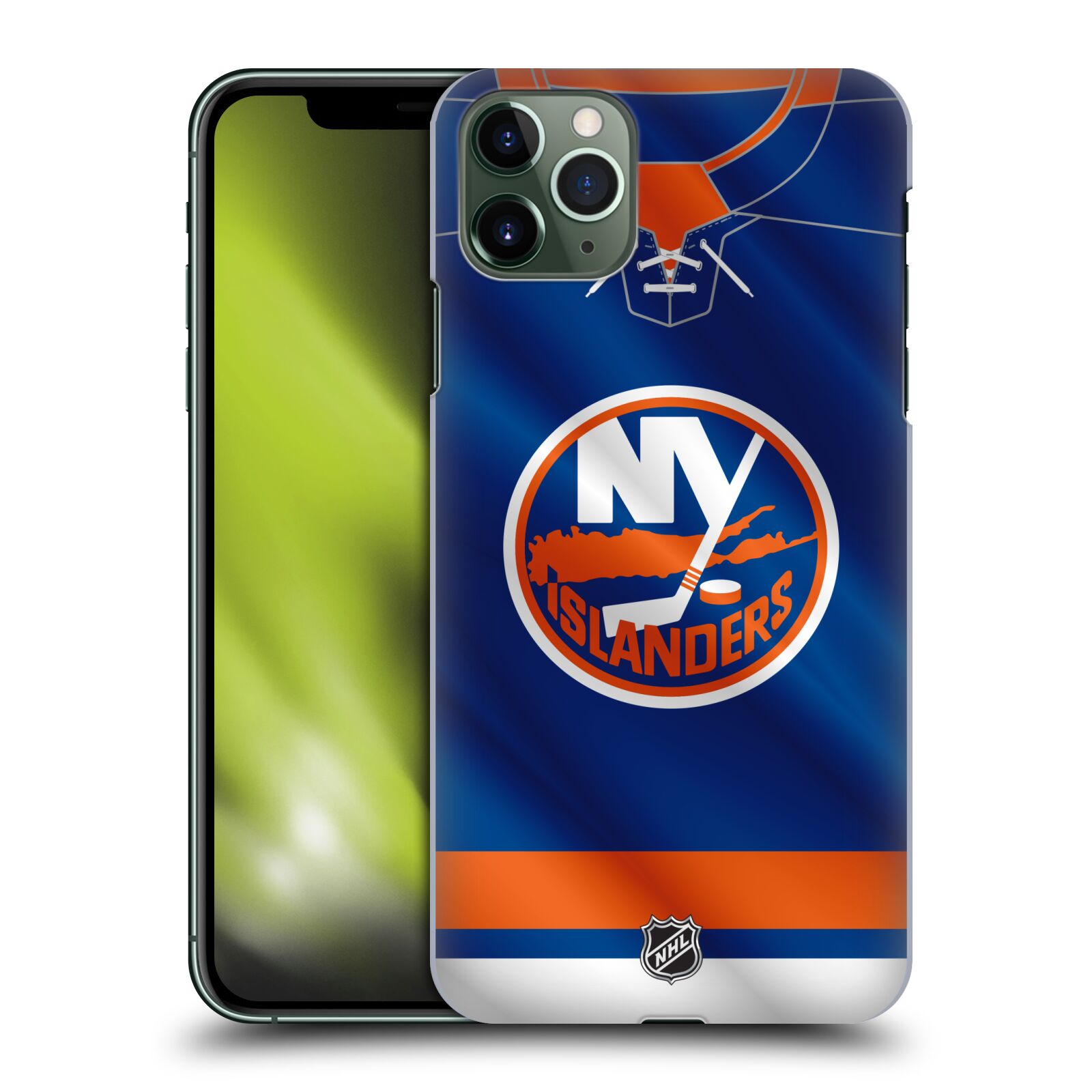 Pouzdro na mobil Apple Iphone 11 PRO MAX - HEAD CASE - Hokej NHL - New York Islanders - Dres