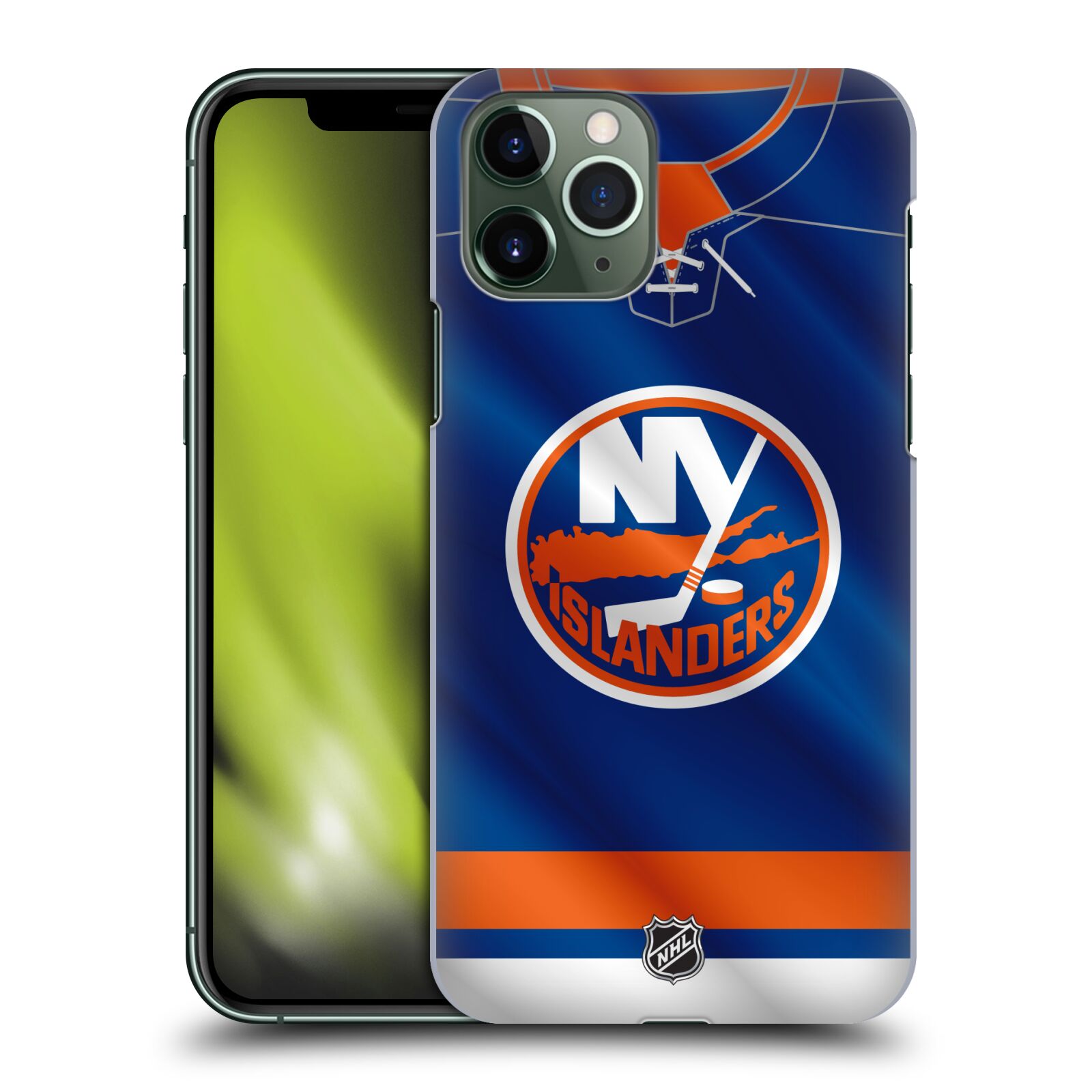 Pouzdro na mobil Apple Iphone 11 PRO - HEAD CASE - Hokej NHL - New York Islanders - Dres