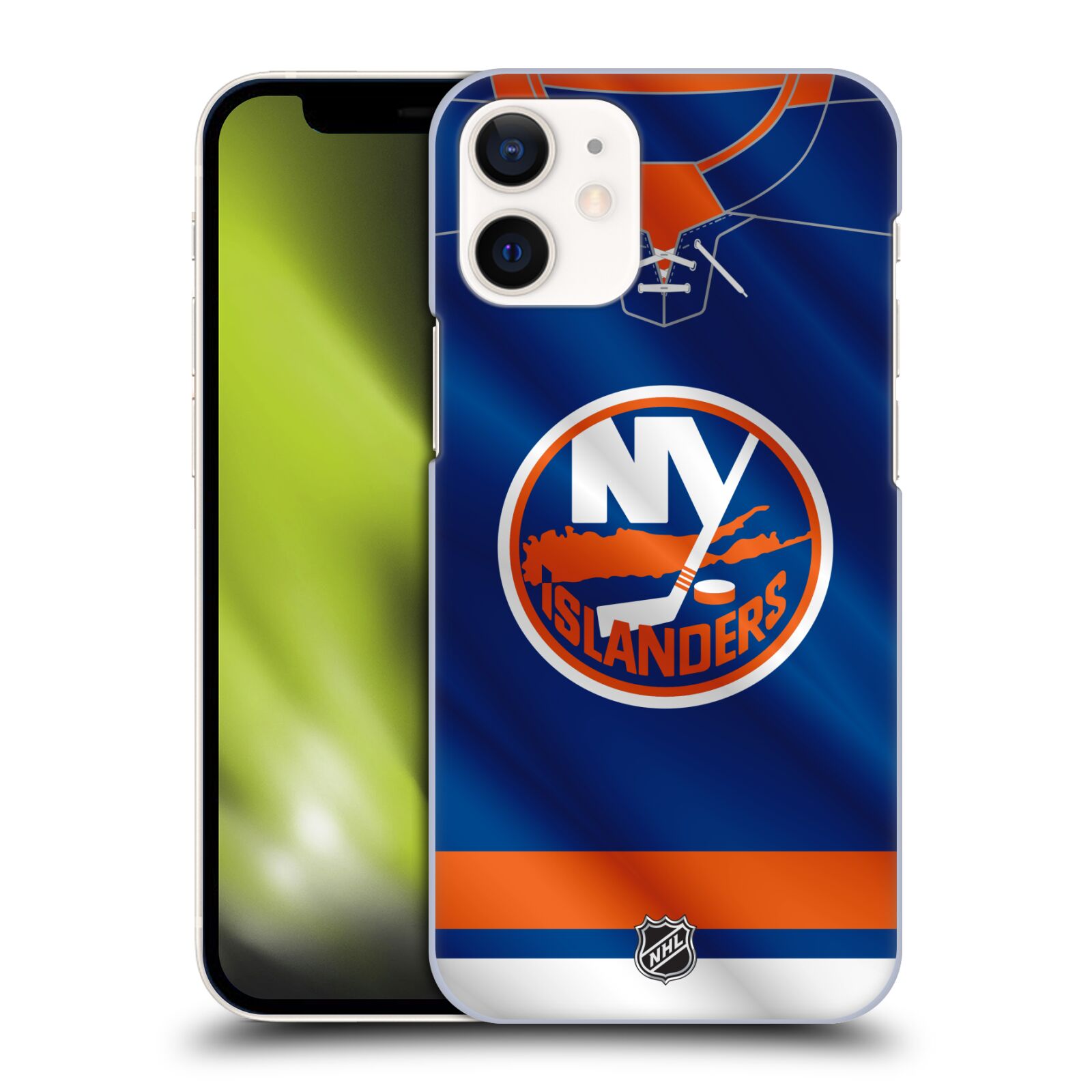 Pouzdro na mobil Apple Iphone 12 MINI - HEAD CASE - Hokej NHL - New York Islanders - Dres