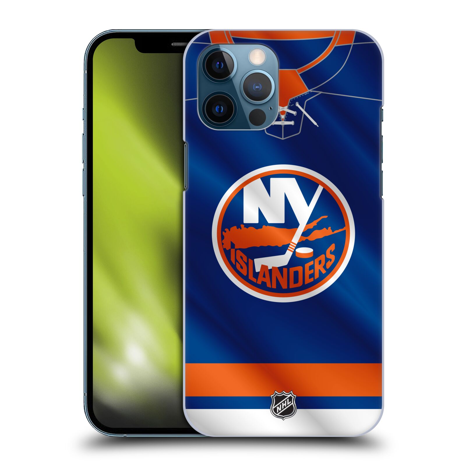 Pouzdro na mobil Apple Iphone 12 PRO MAX - HEAD CASE - Hokej NHL - New York Islanders - Dres