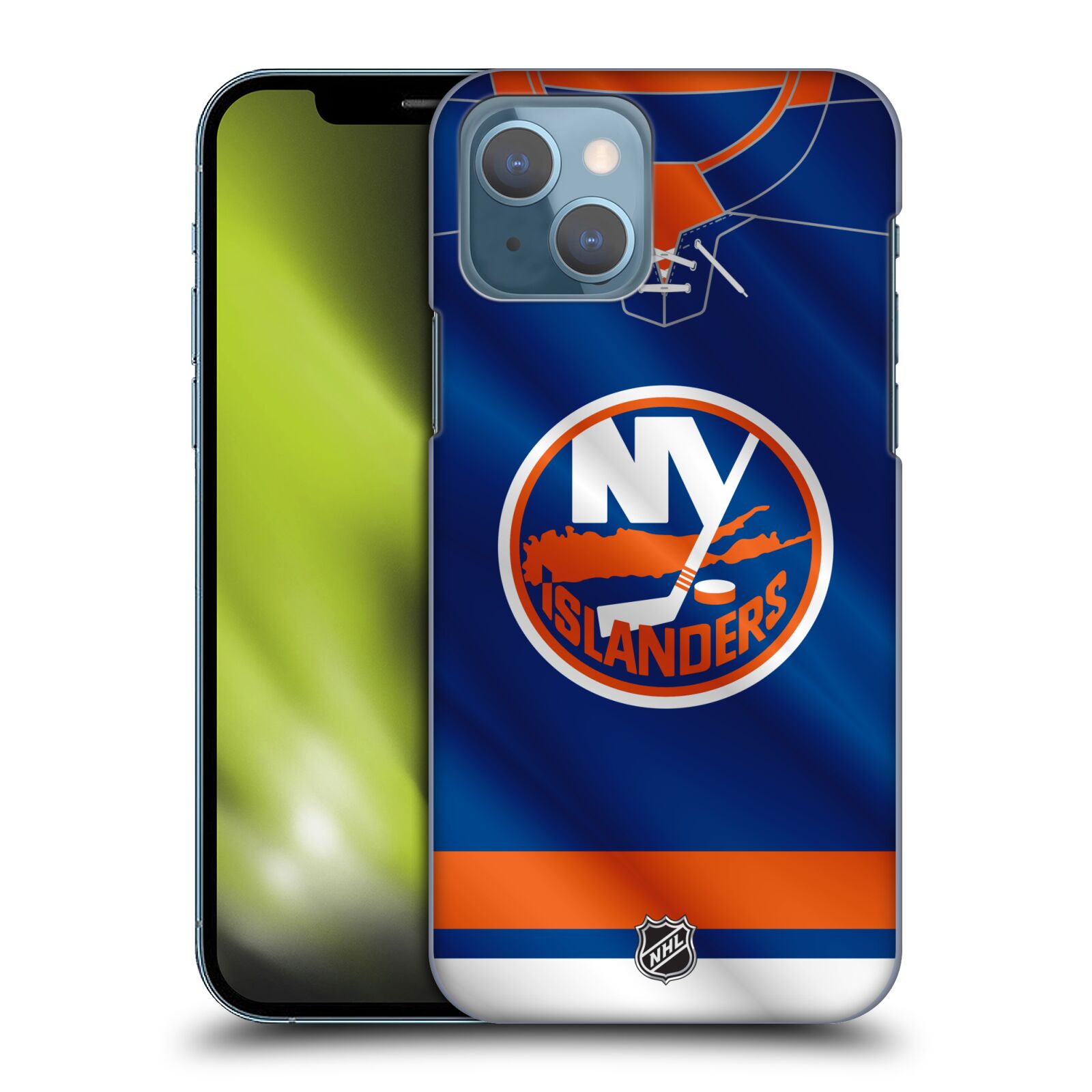 Pouzdro na mobil Apple Iphone 13 - HEAD CASE - Hokej NHL - New York Islanders - Dres