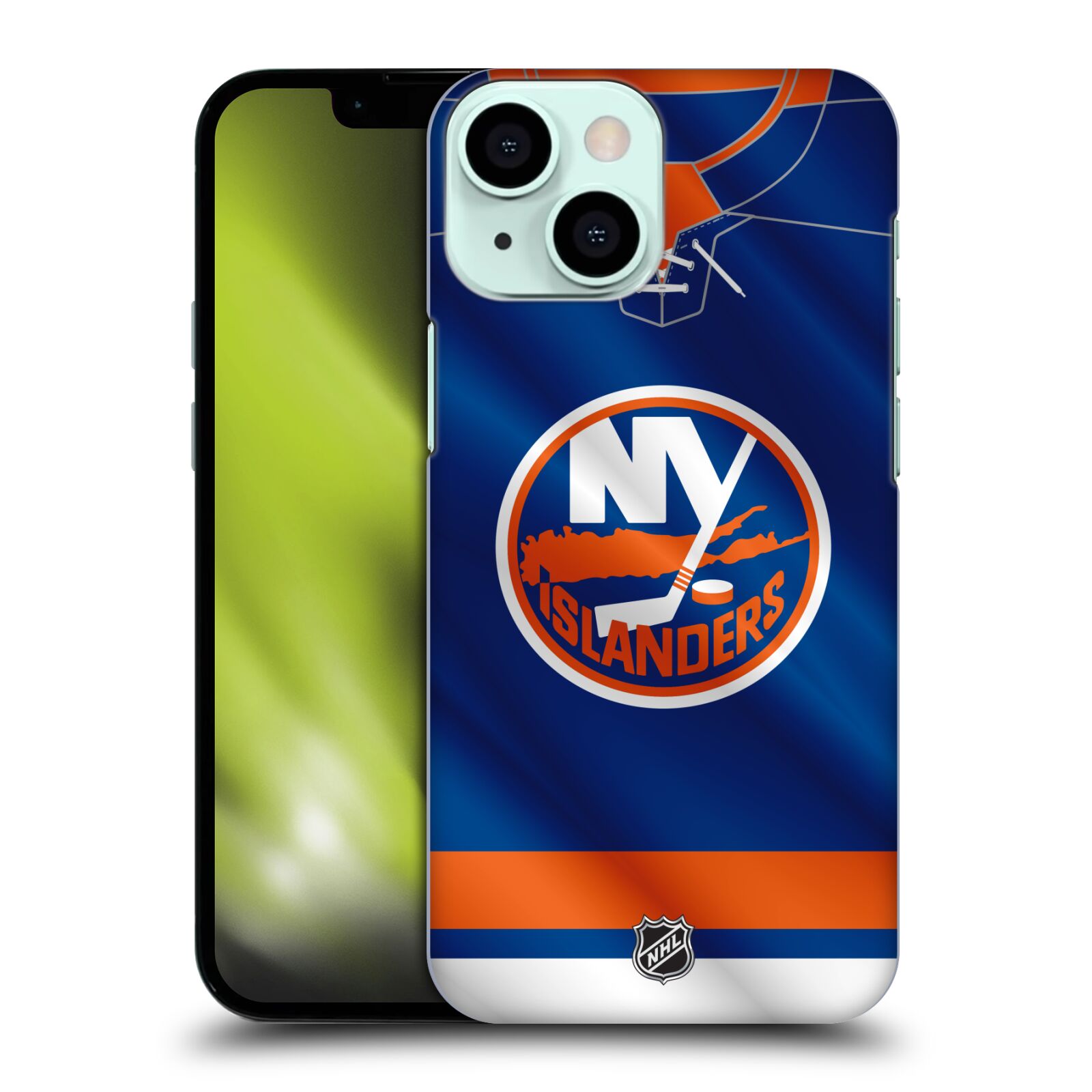 Pouzdro na mobil Apple Iphone 13 MINI - HEAD CASE - Hokej NHL - New York Islanders - Dres