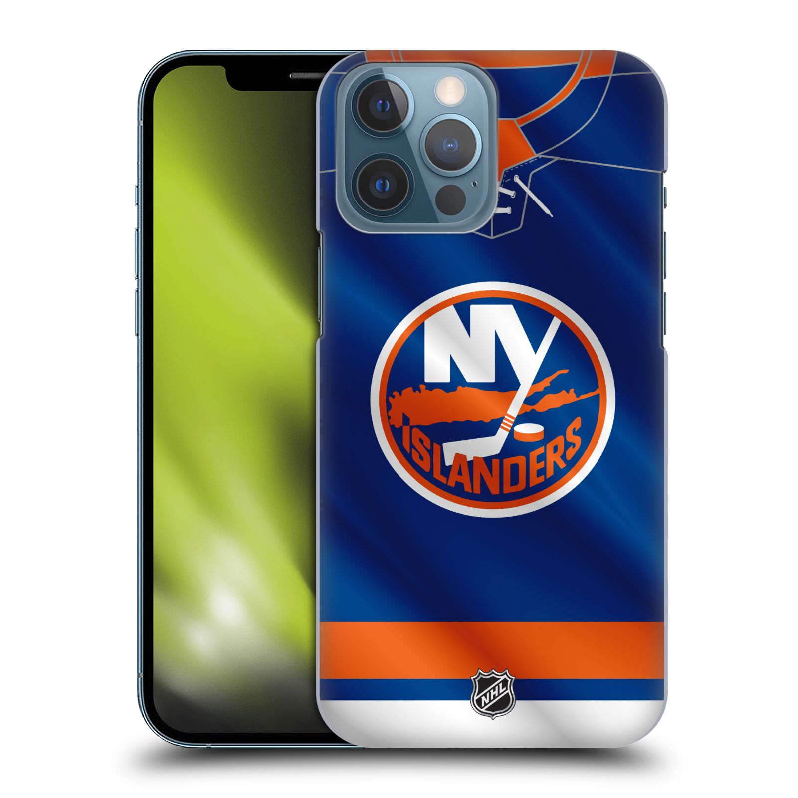 Pouzdro na mobil Apple Iphone 13 PRO MAX - HEAD CASE - Hokej NHL - New York Islanders - Dres