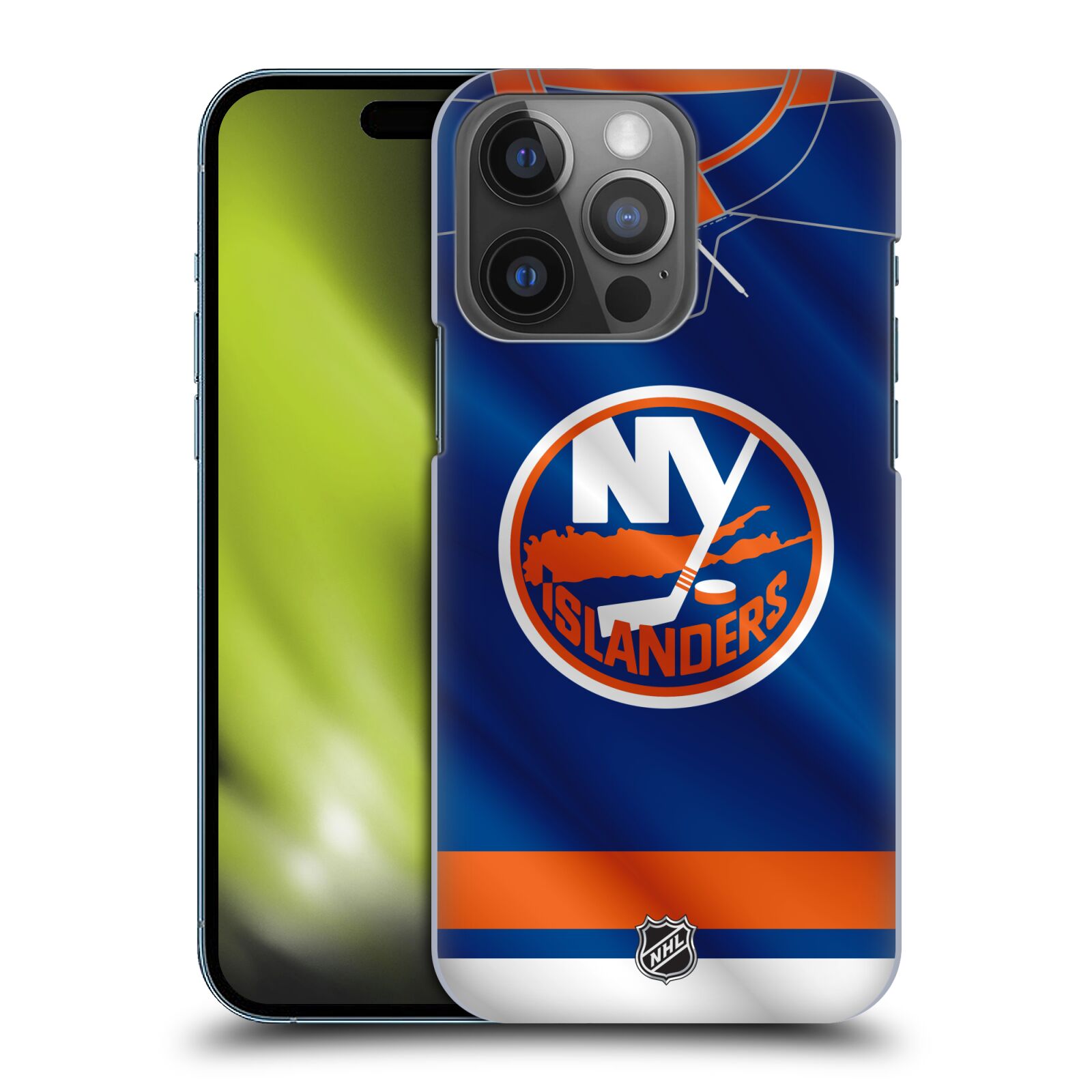Pouzdro na mobil Apple Iphone 14 PRO - HEAD CASE - Hokej NHL - New York Islanders - Dres