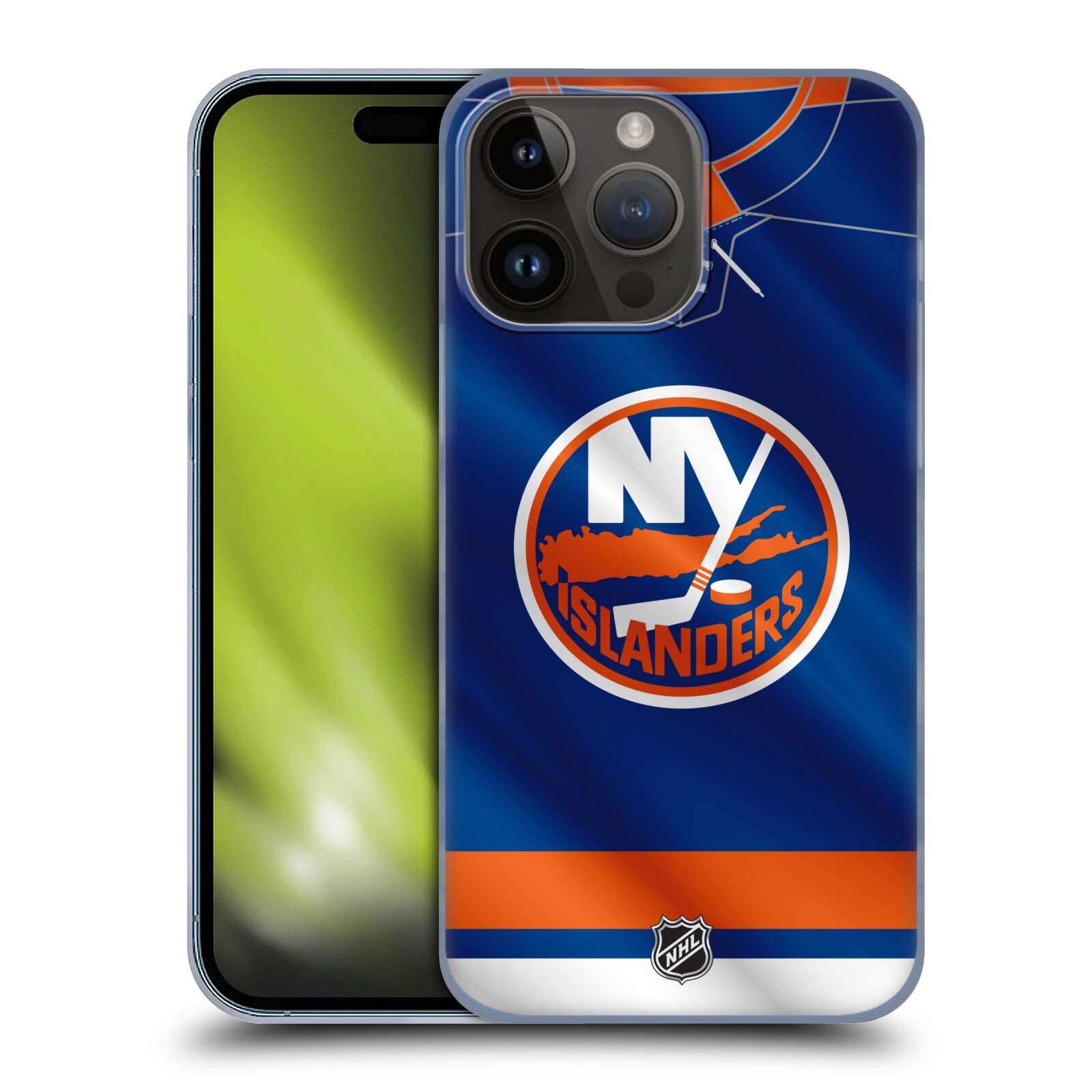Plastový obal HEAD CASE na mobil Apple Iphone 15 PRO MAX  Hokej NHL - New York Islanders - Dres
