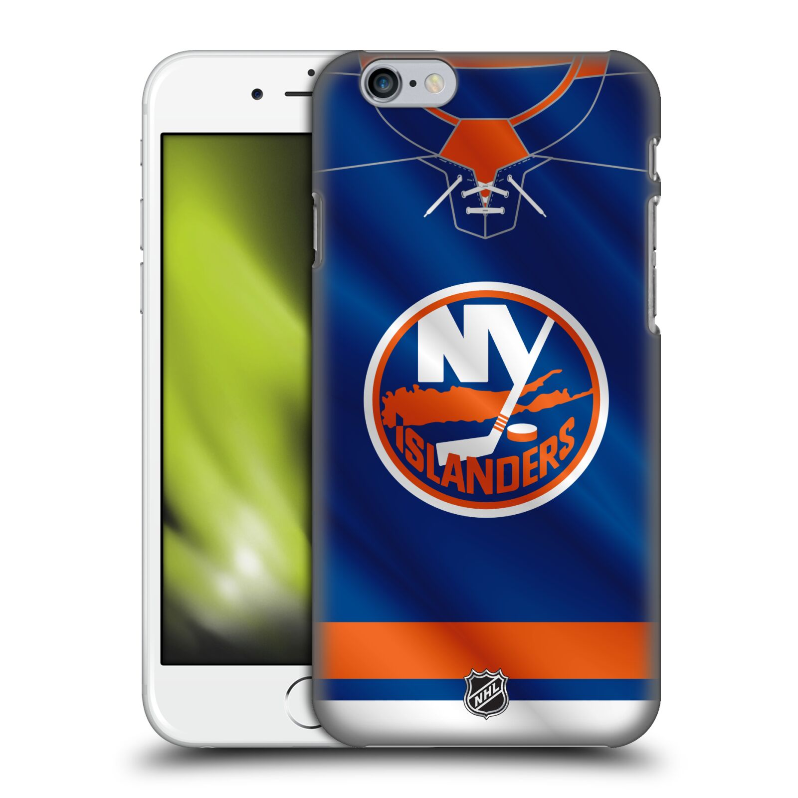 Pouzdro na mobil Apple Iphone 6/6S - HEAD CASE - Hokej NHL - New York Islanders - Dres