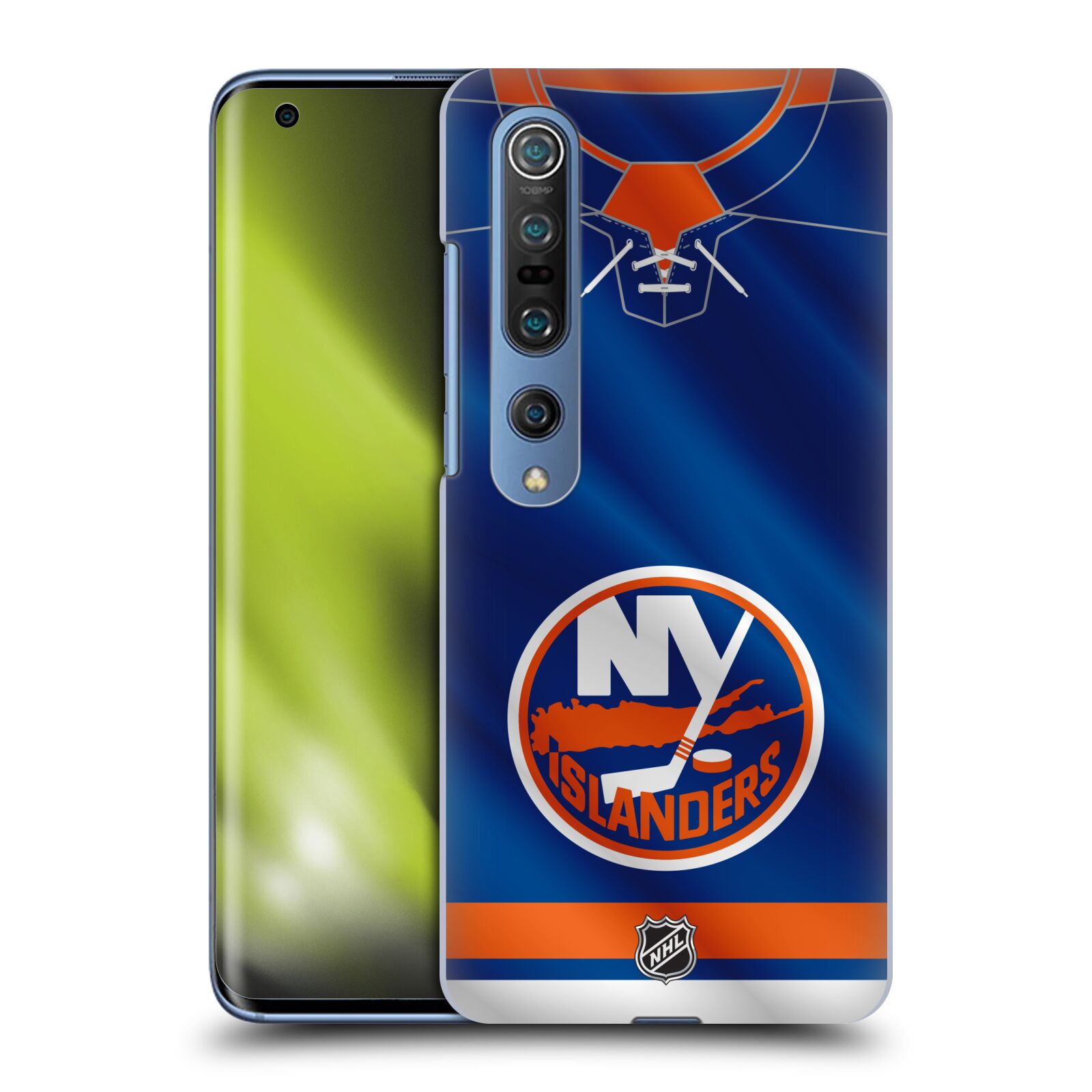 Pouzdro na mobil Xiaomi  Mi 10 5G / Mi 10 5G PRO - HEAD CASE - Hokej NHL - New York Islanders - Dres