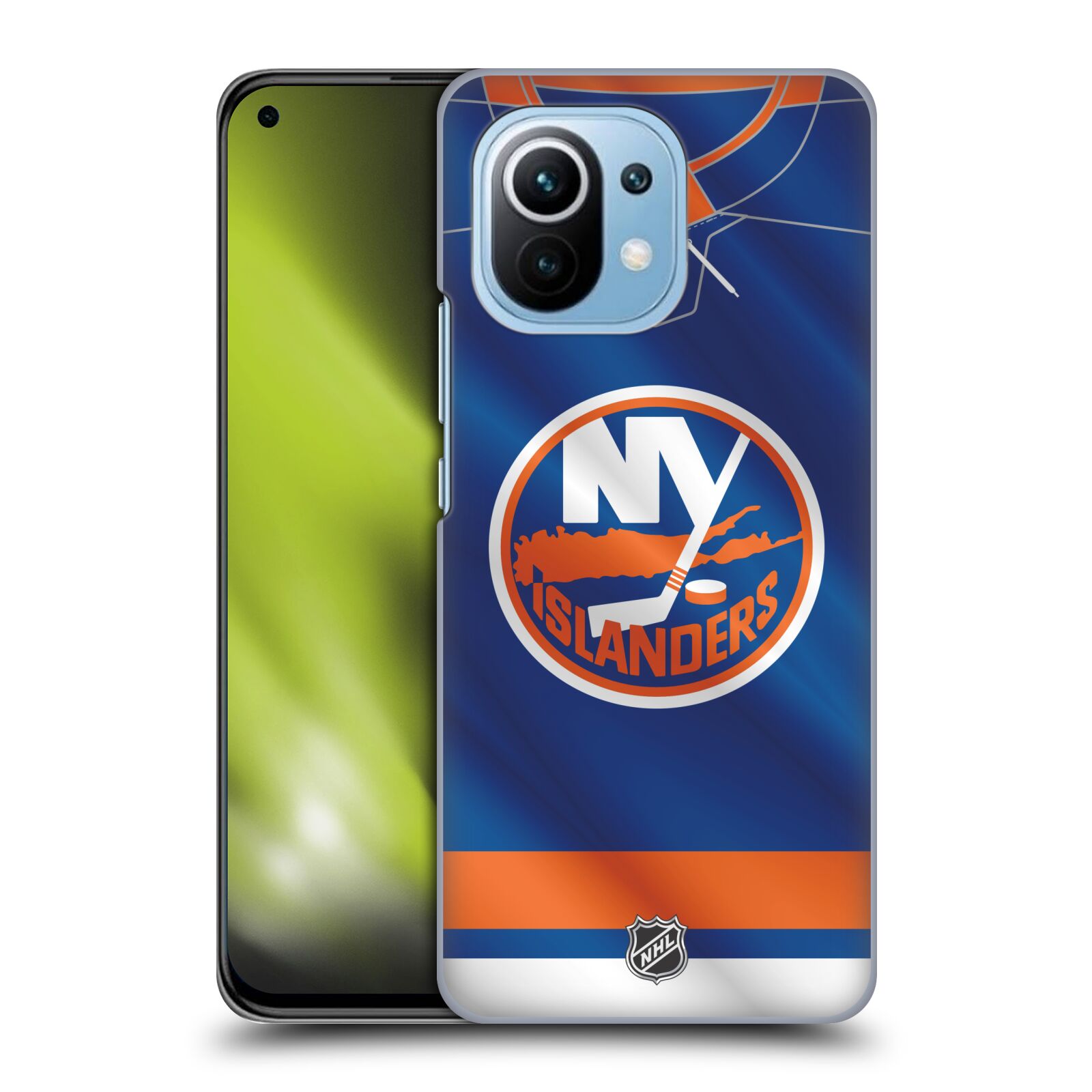 Pouzdro na mobil Xiaomi  Mi 11 - HEAD CASE - Hokej NHL - New York Islanders - Dres