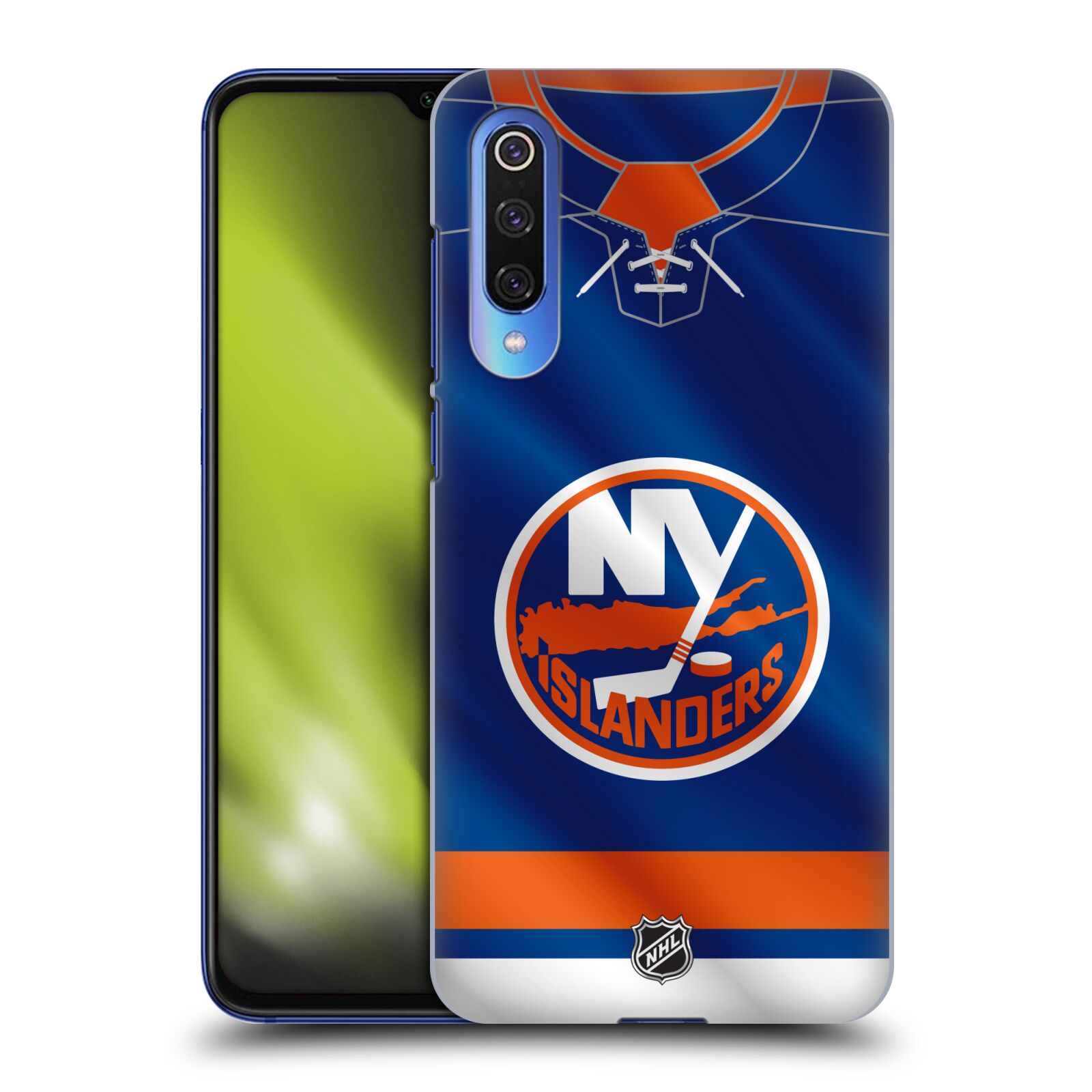 Pouzdro na mobil Xiaomi  Mi 9 SE - HEAD CASE - Hokej NHL - New York Islanders - Dres