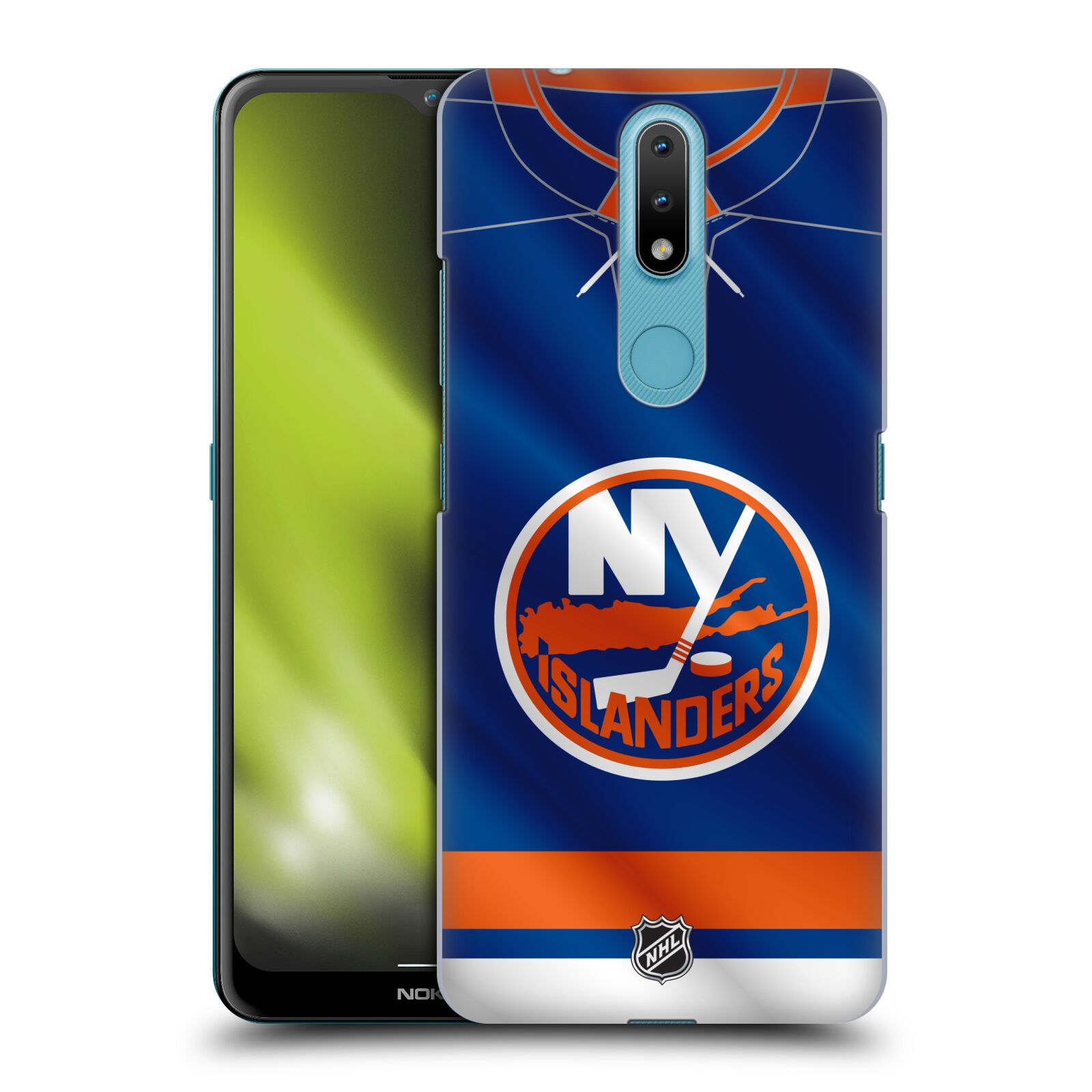 Pouzdro na mobil Nokia 2.4 - HEAD CASE - Hokej NHL - New York Islanders - Dres
