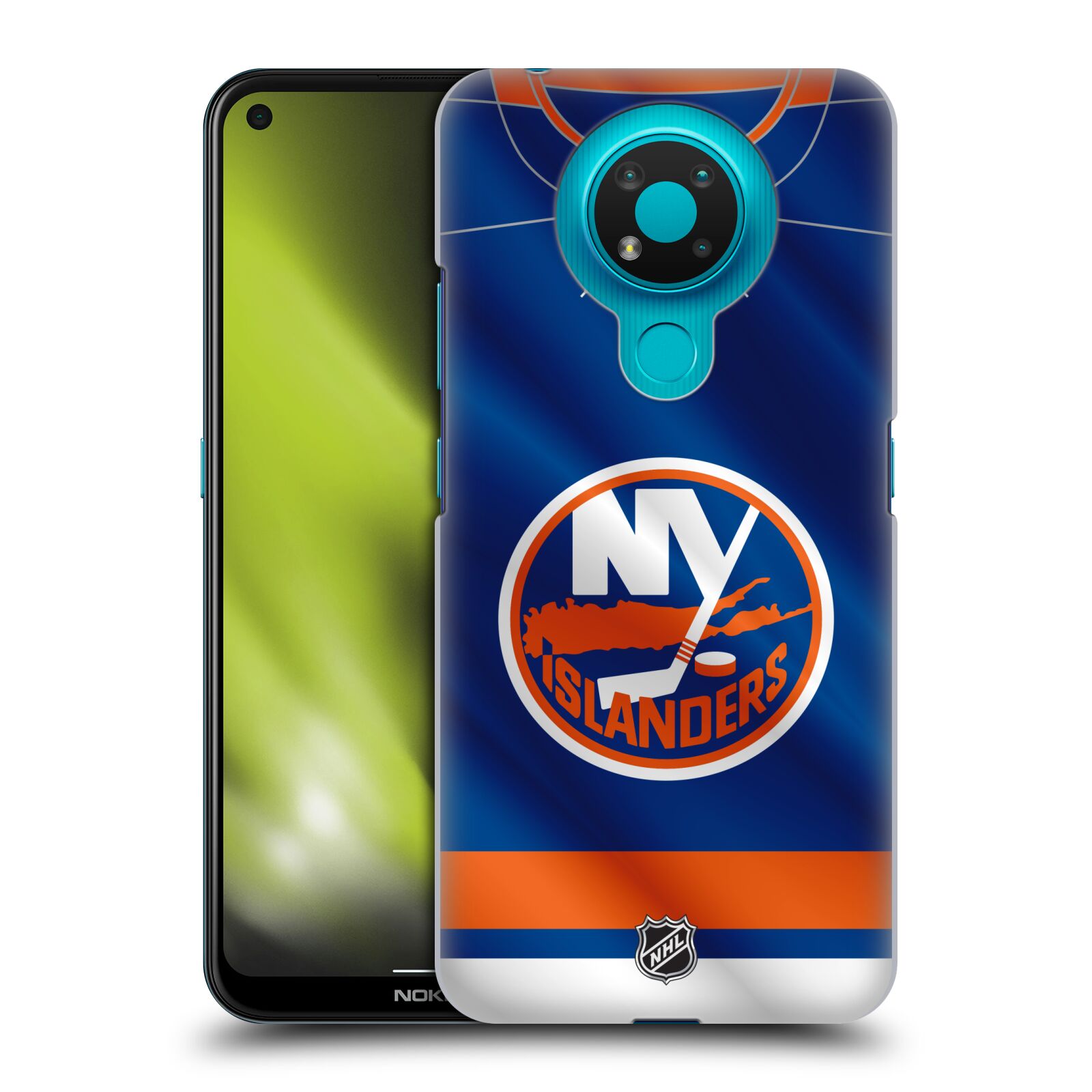 Pouzdro na mobil Nokia 3.4 - HEAD CASE - Hokej NHL - New York Islanders - Dres