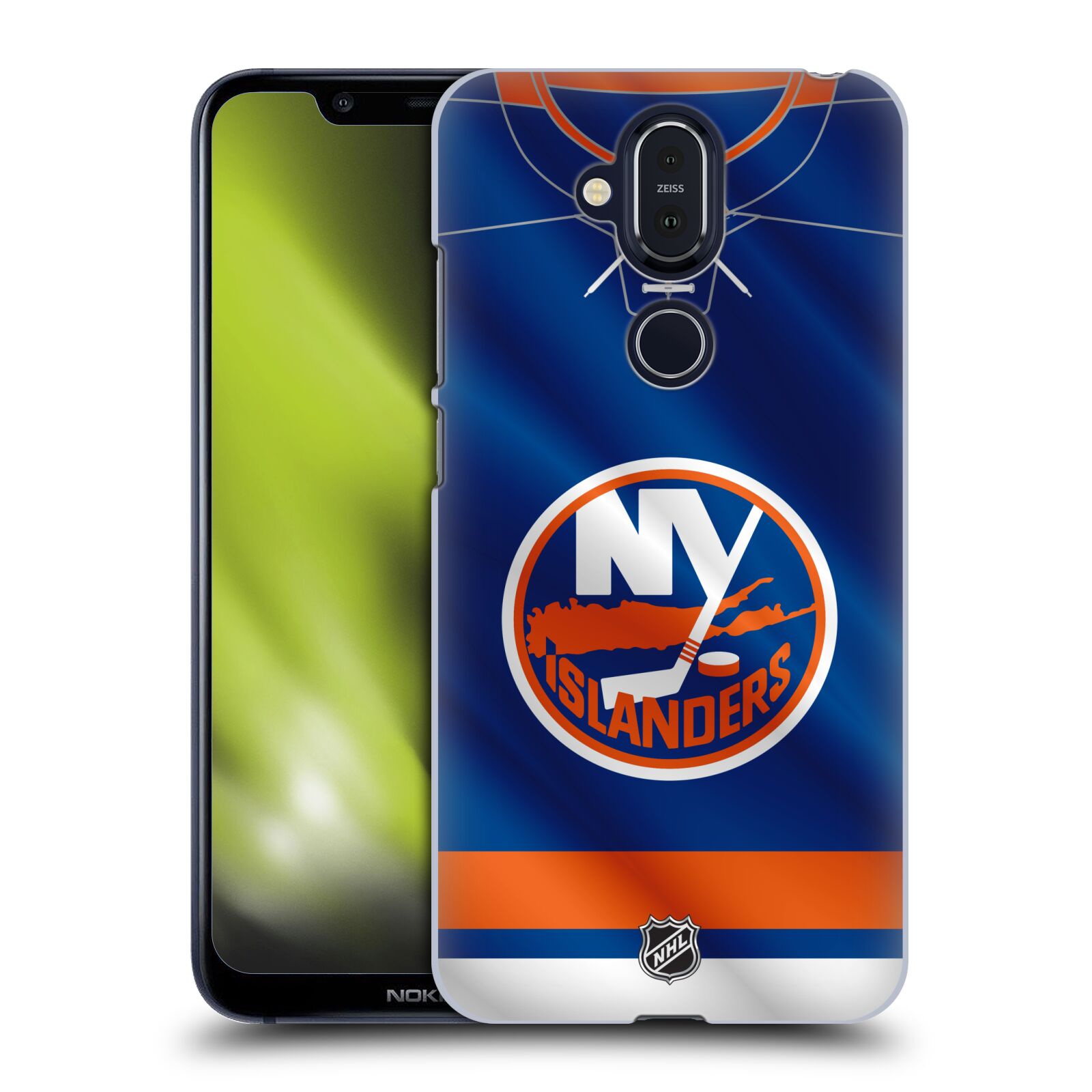 Pouzdro na mobil NOKIA 8.1 - HEAD CASE - Hokej NHL - New York Islanders - Dres