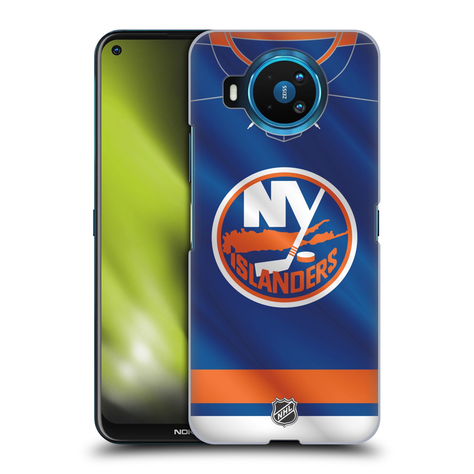Pouzdro na mobil NOKIA 8.3 - HEAD CASE - Hokej NHL - New York Islanders - Dres