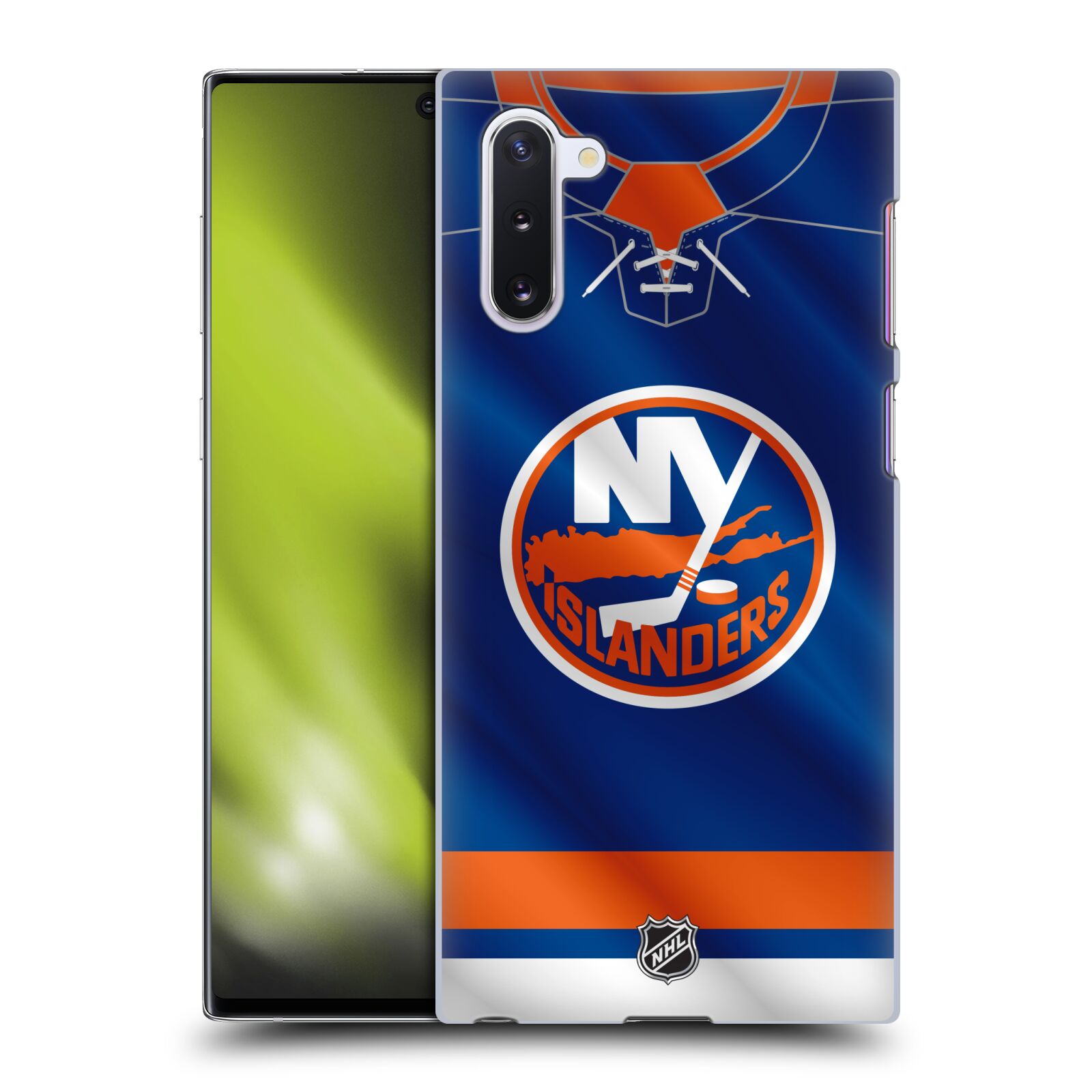 Pouzdro na mobil Samsung Galaxy Note 10 - HEAD CASE - Hokej NHL - New York Islanders - Dres