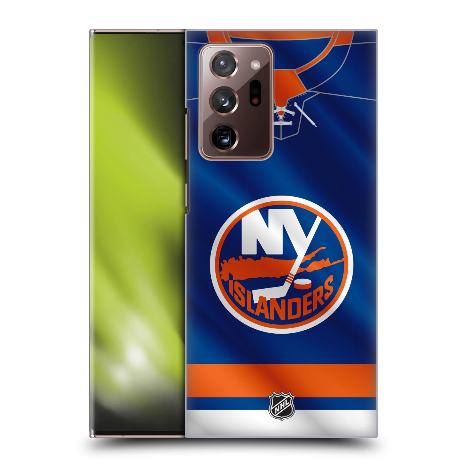 Pouzdro na mobil Samsung Galaxy Note 20 ULTRA - HEAD CASE - Hokej NHL - New York Islanders - Dres