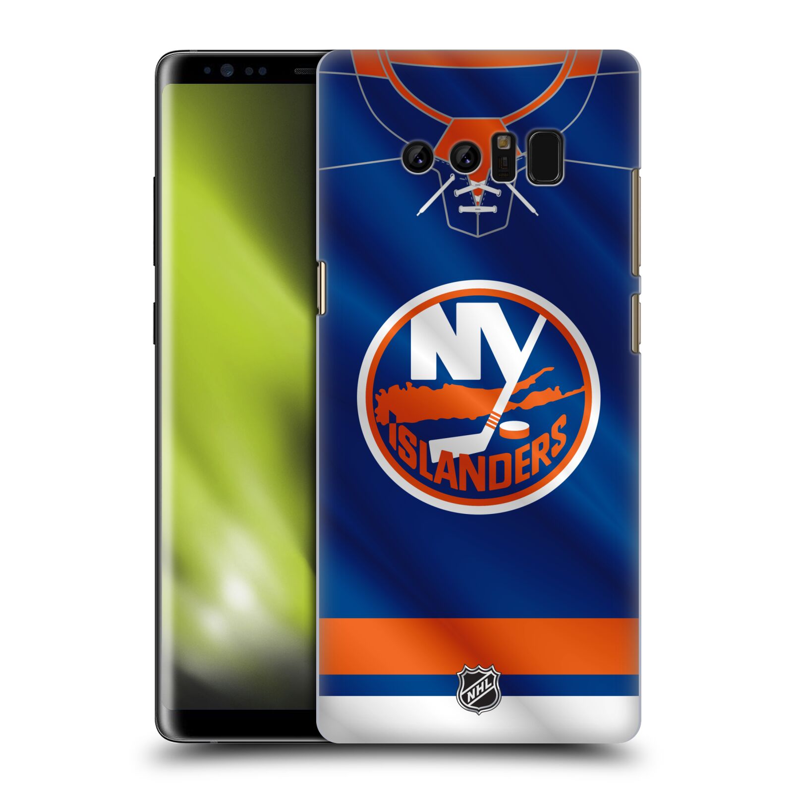 Pouzdro na mobil Samsung Galaxy Note 8 - HEAD CASE - Hokej NHL - New York Islanders - Dres
