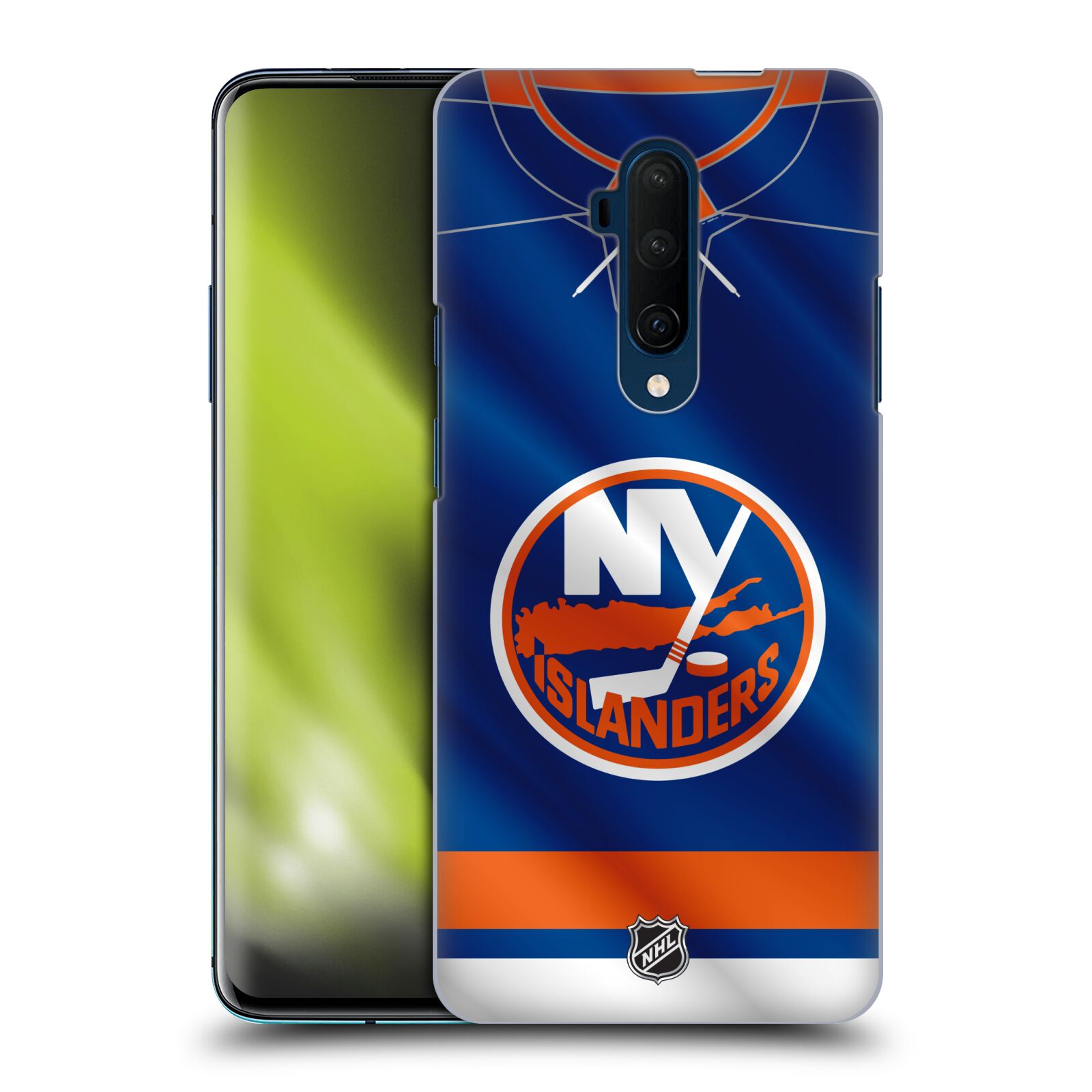 Pouzdro na mobil OnePlus 7T Pro - HEAD CASE - Hokej NHL - New York Islanders - Dres