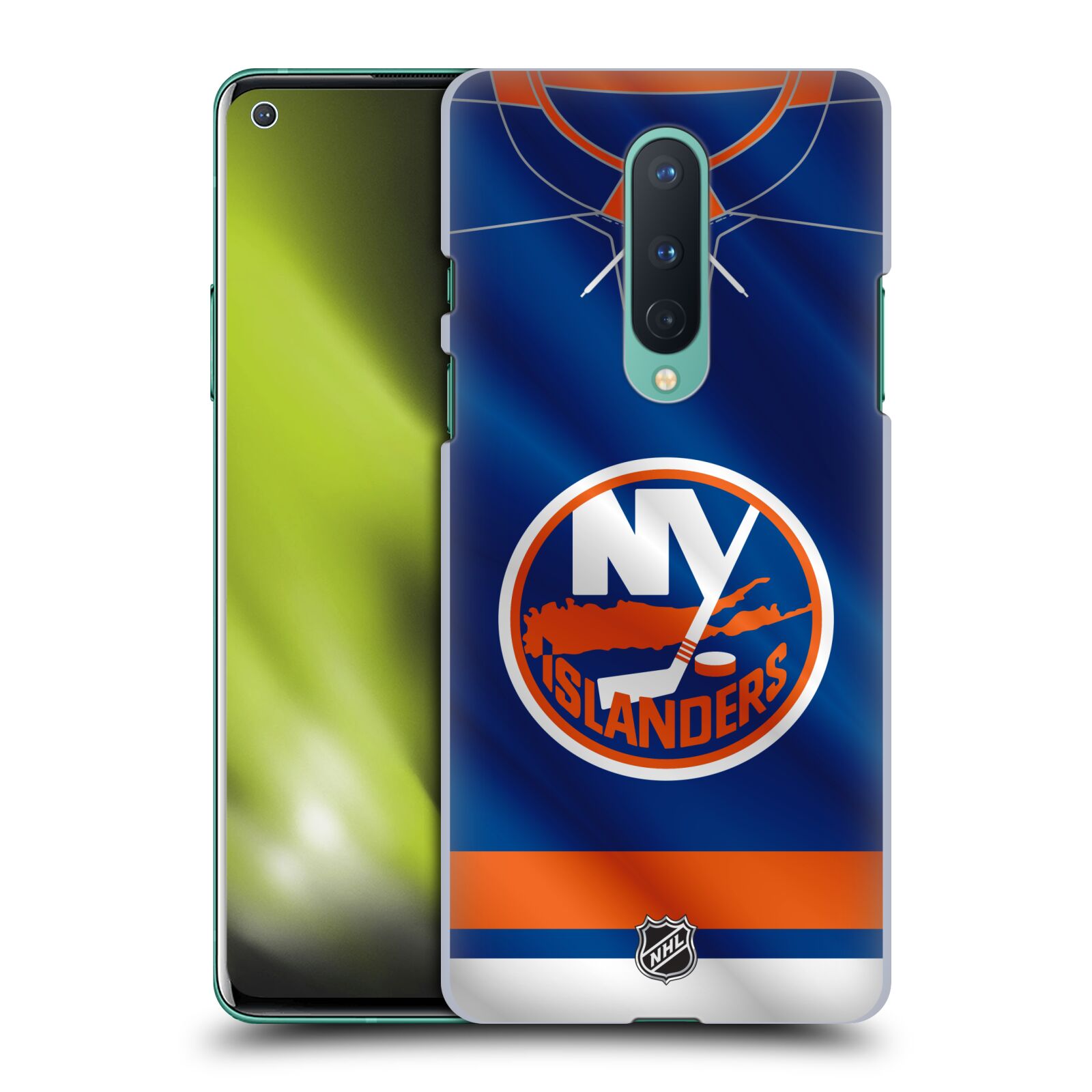 Pouzdro na mobil OnePlus 8 5G - HEAD CASE - Hokej NHL - New York Islanders - Dres