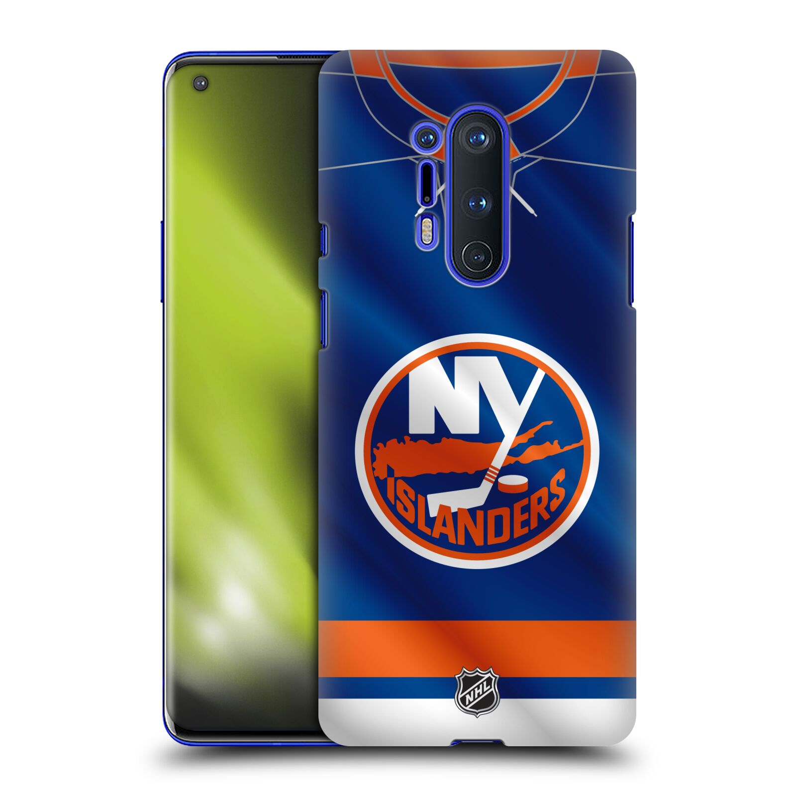 Pouzdro na mobil OnePlus 8 PRO 5G - HEAD CASE - Hokej NHL - New York Islanders - Dres