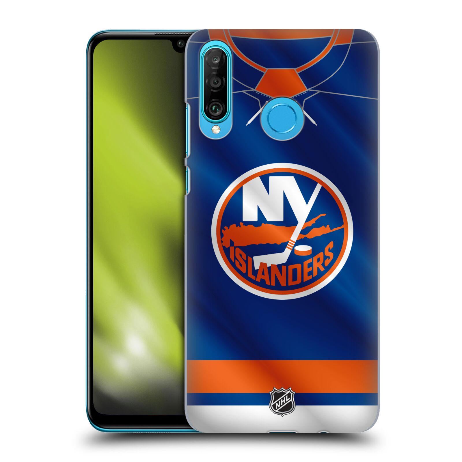 Pouzdro na mobil Huawei P30 LITE - HEAD CASE - Hokej NHL - New York Islanders - Dres
