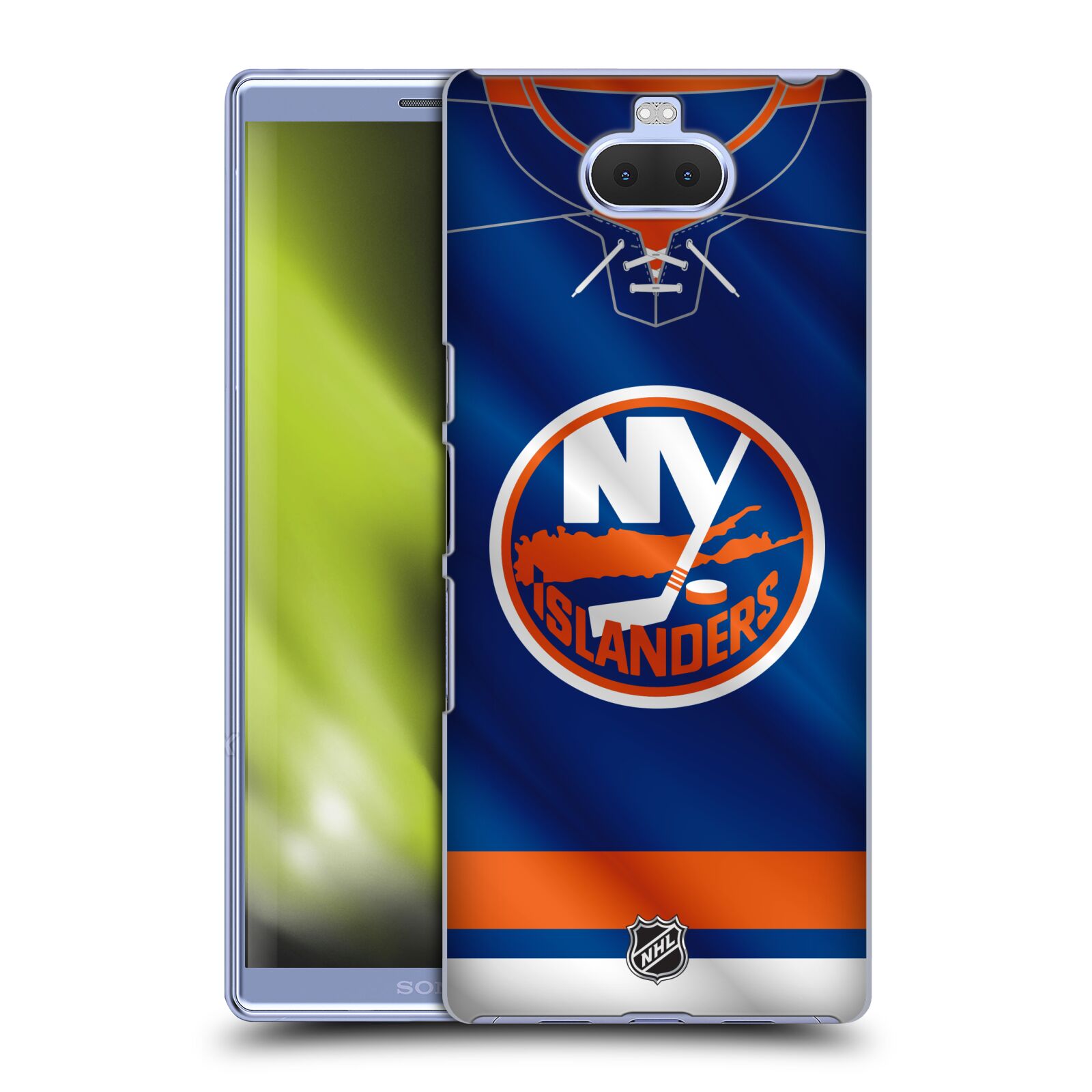 Pouzdro na mobil Sony Xperia 10 Plus - HEAD CASE - Hokej NHL - New York Islanders - Dres