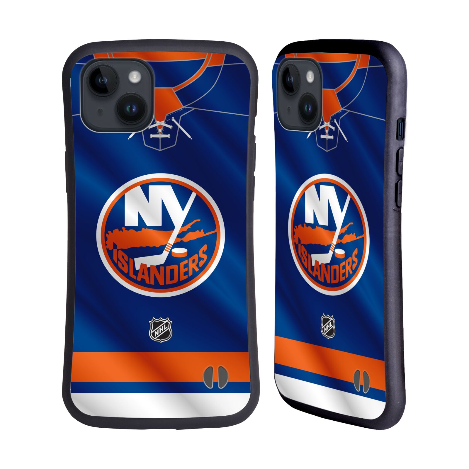 Obal na mobil Apple iPhone 15 PLUS - HEAD CASE - NHL - New York Islanders dres