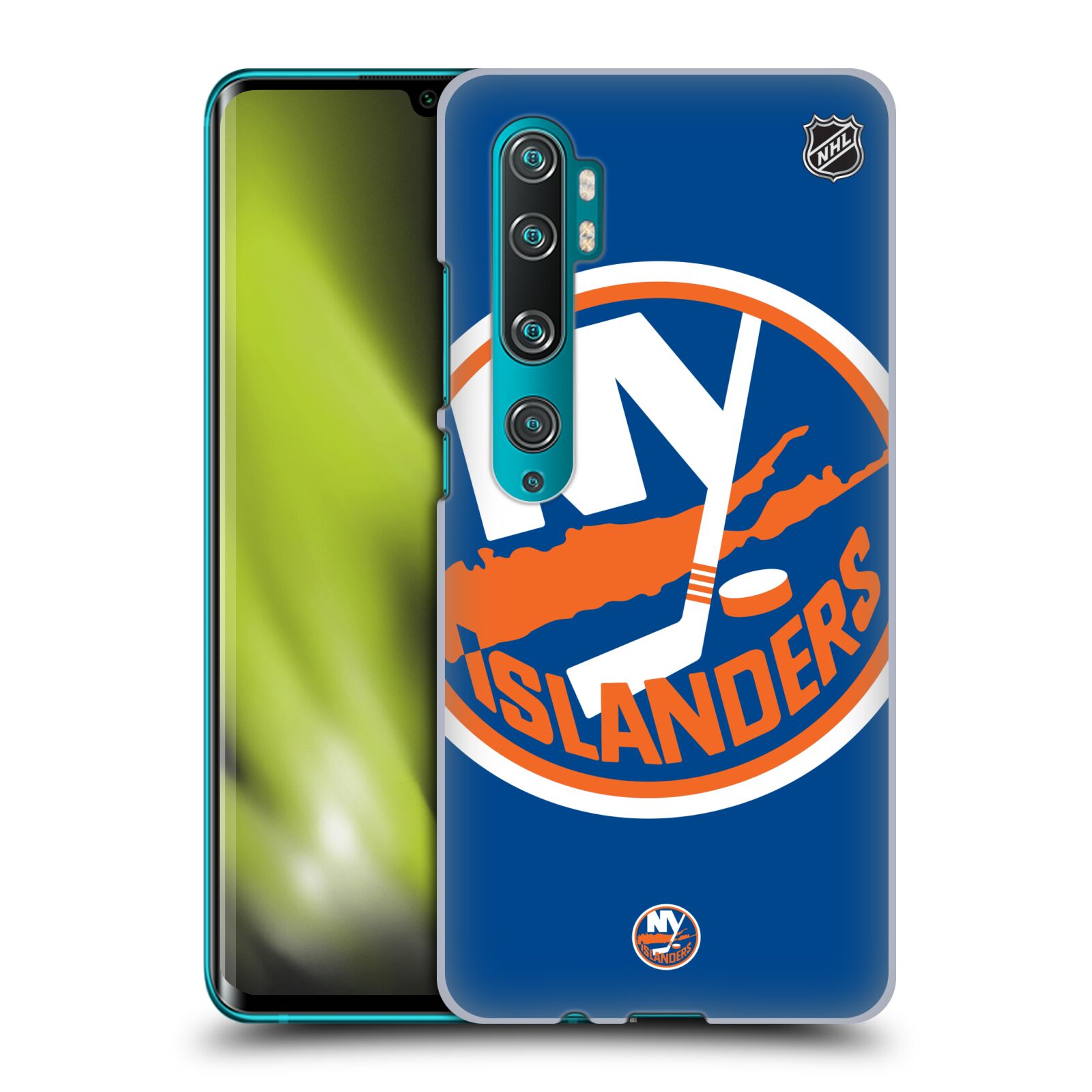 Pouzdro na mobil Xiaomi Mi Note 10 / Mi Note 10 Pro - HEAD CASE - Hokej NHL - New York Islanders - Velký znak