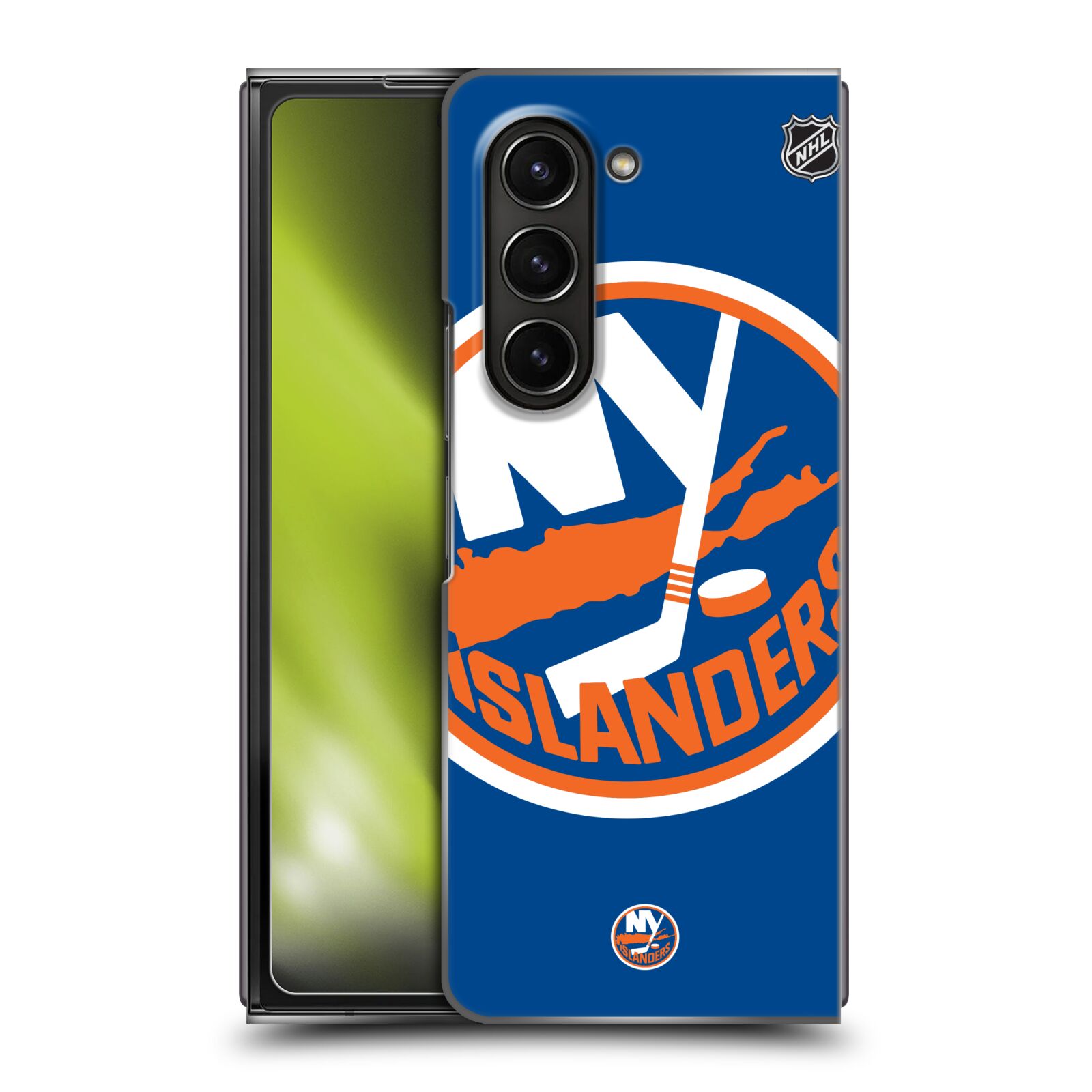 Plastový obal HEAD CASE na mobil Samsung Galaxy Z Fold 5  Hokej NHL - New York Islanders - Velký znak