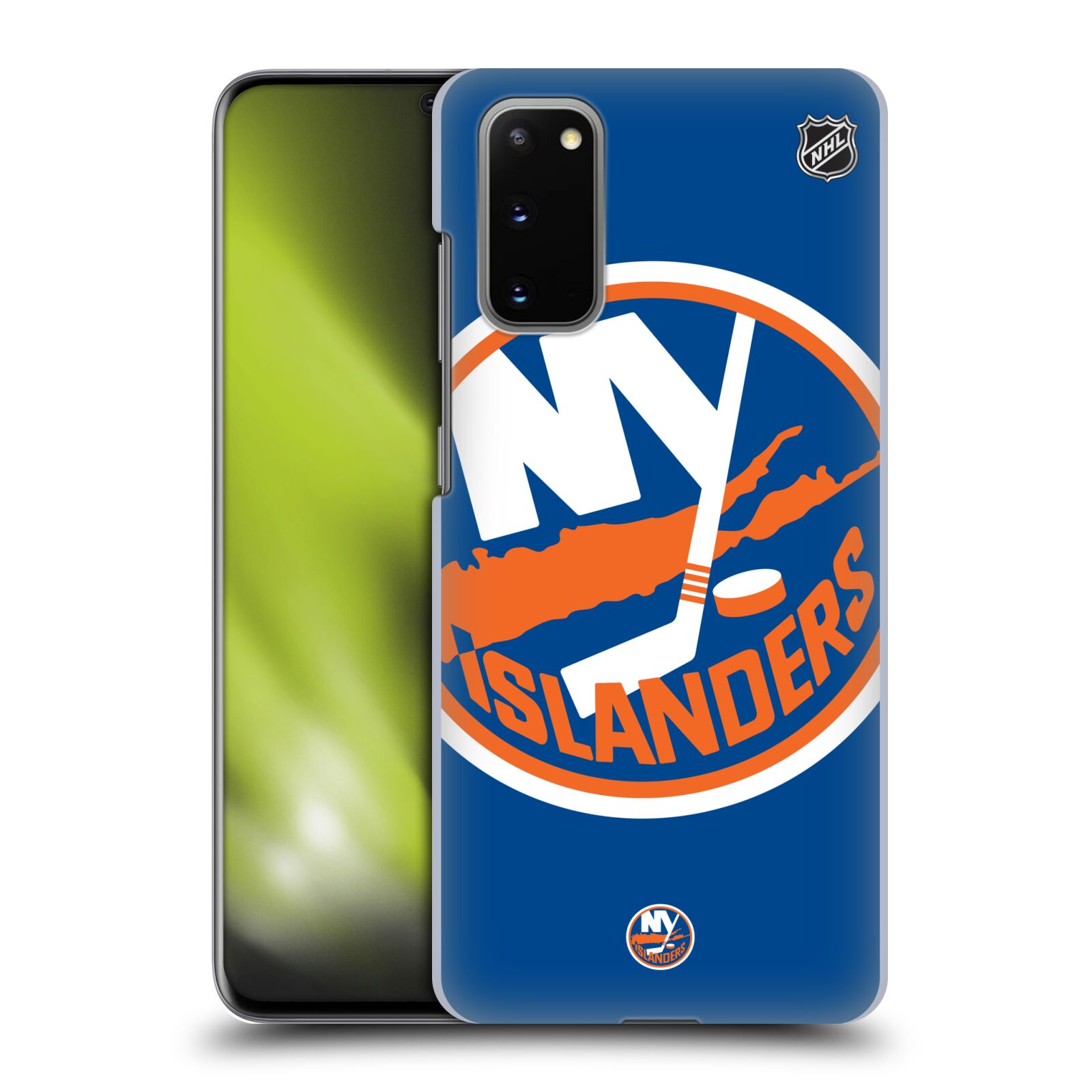 Pouzdro na mobil Samsung Galaxy S20 - HEAD CASE - Hokej NHL - New York Islanders - Velký znak