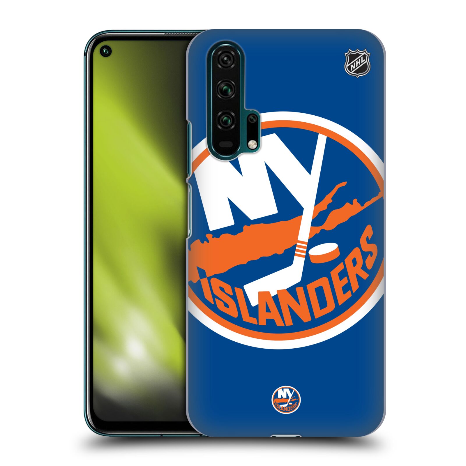 Pouzdro na mobil HONOR 20 PRO - HEAD CASE - Hokej NHL - New York Islanders - Velký znak