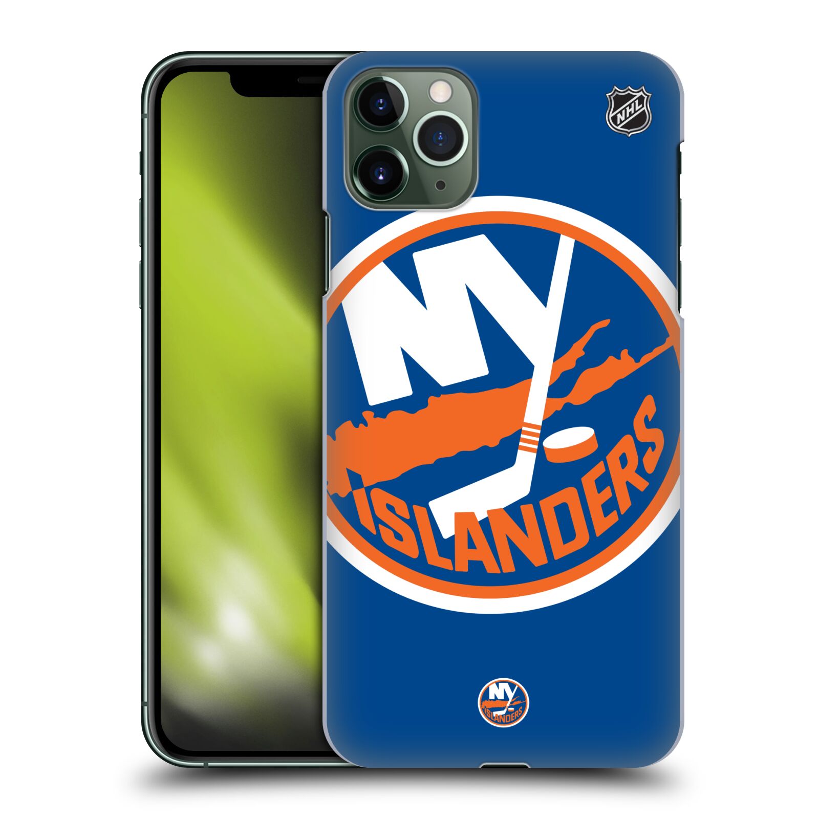 Pouzdro na mobil Apple Iphone 11 PRO MAX - HEAD CASE - Hokej NHL - New York Islanders - Velký znak