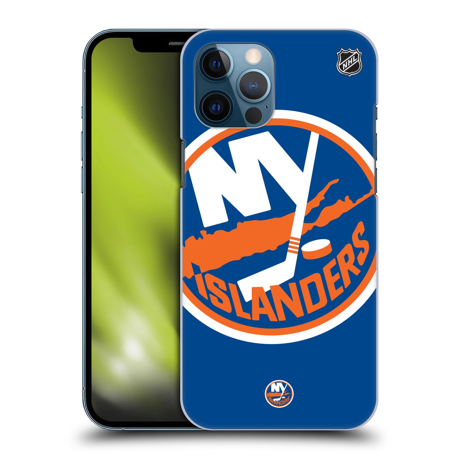 Pouzdro na mobil Apple Iphone 12 PRO MAX - HEAD CASE - Hokej NHL - New York Islanders - Velký znak