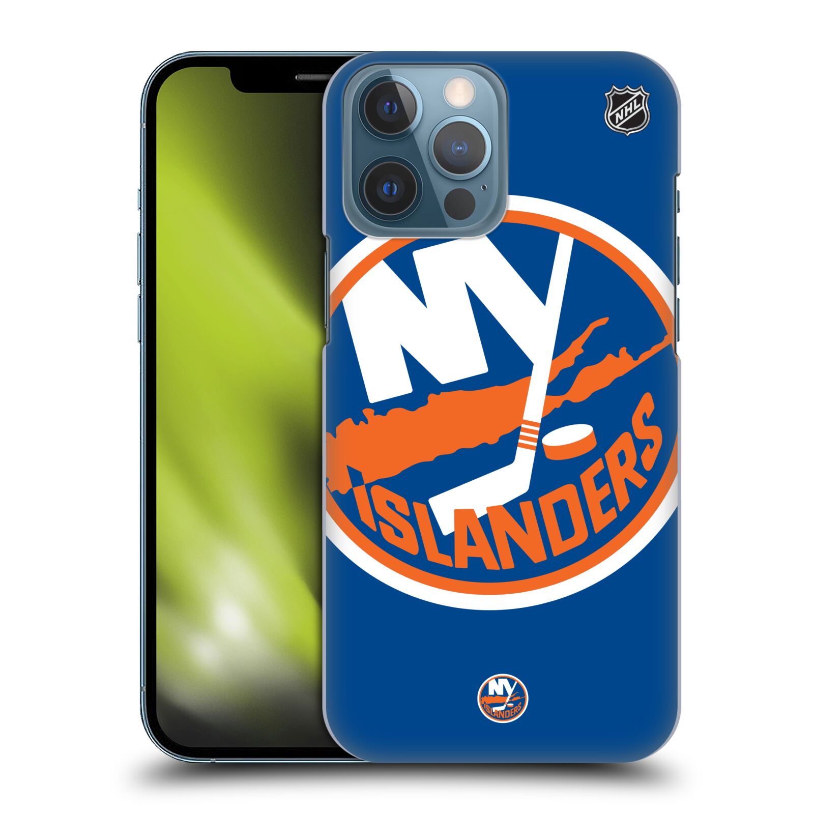 Pouzdro na mobil Apple Iphone 13 PRO MAX - HEAD CASE - Hokej NHL - New York Islanders - Velký znak